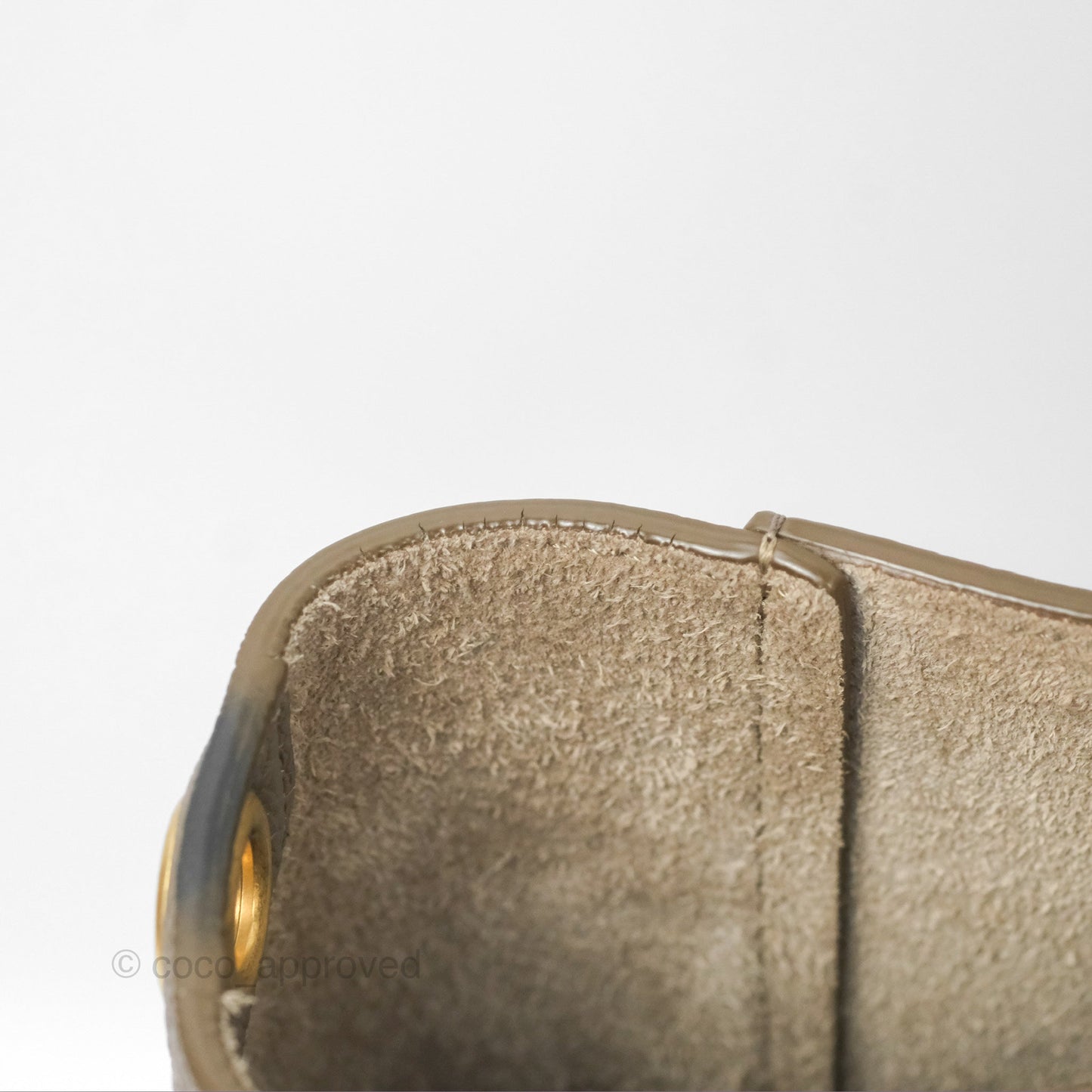 Celine Small Sangle Bucket Bag Taupe Grained Calfskin Gold Hardware