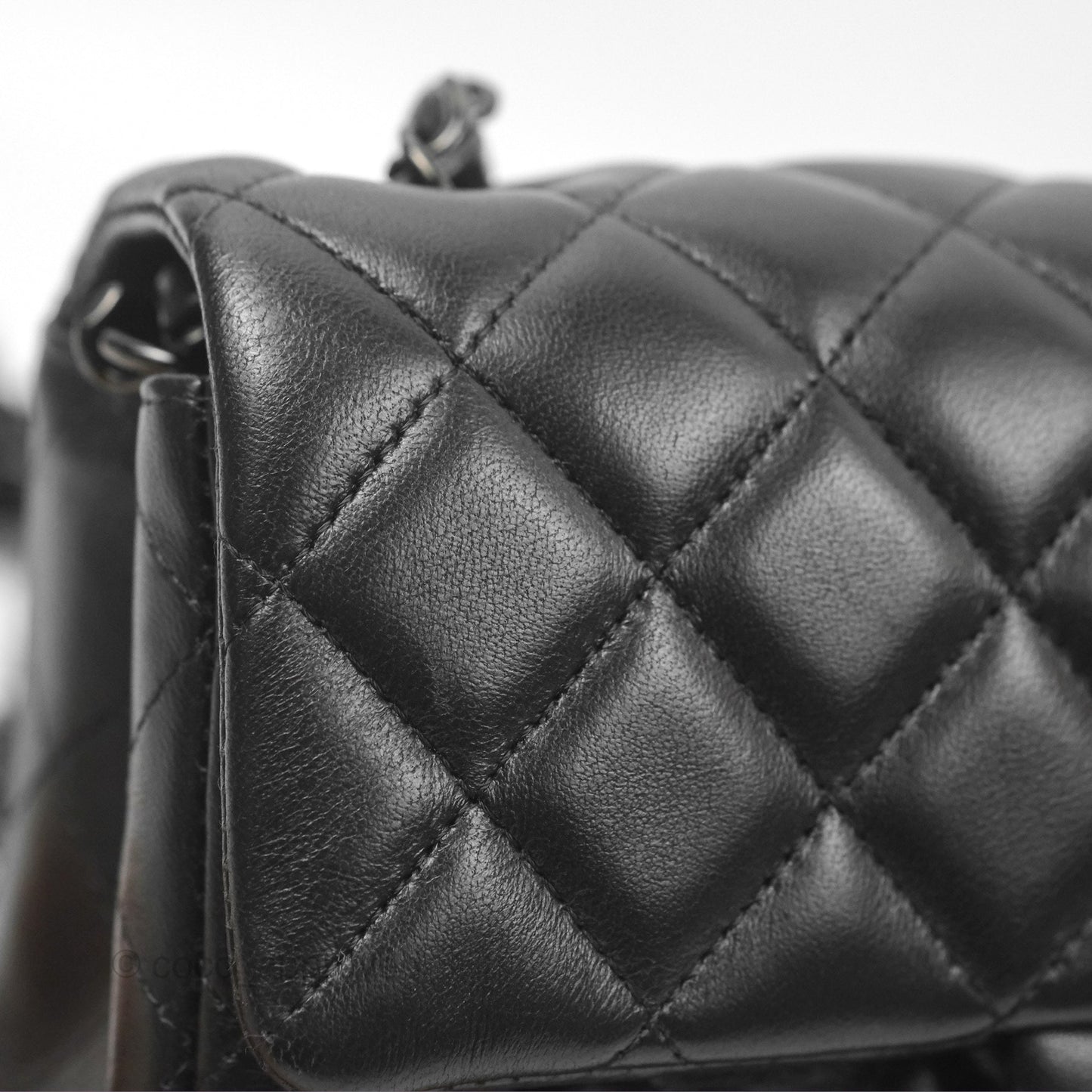 Chanel Quilted Mini Rectangular So Black Lambskin