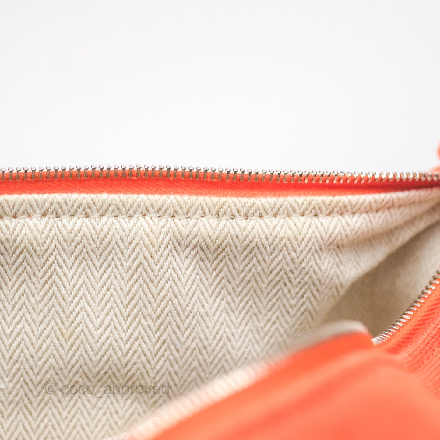 Hermès Small Bride-A-Brac Orange Feu Canvas
