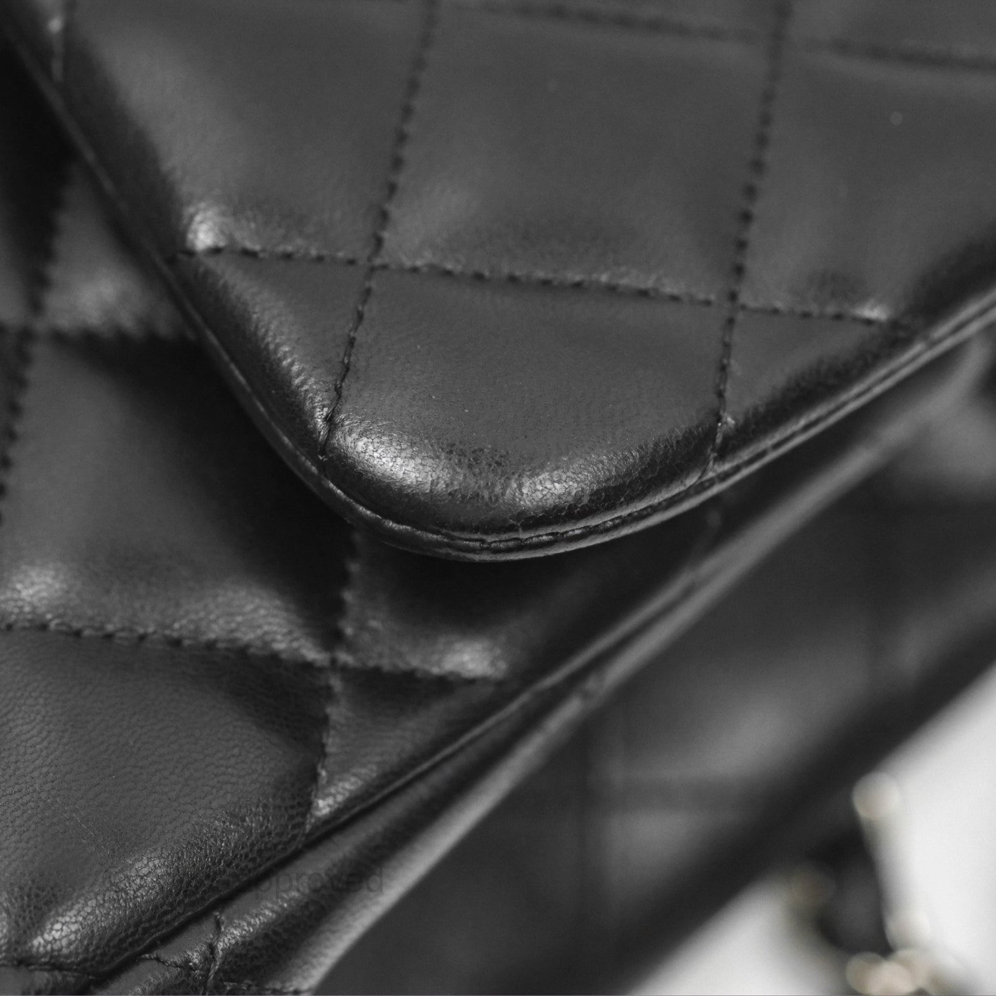 Chanel Jumbo Double Flap Black Lambskin Silver Hardware⁣⁣