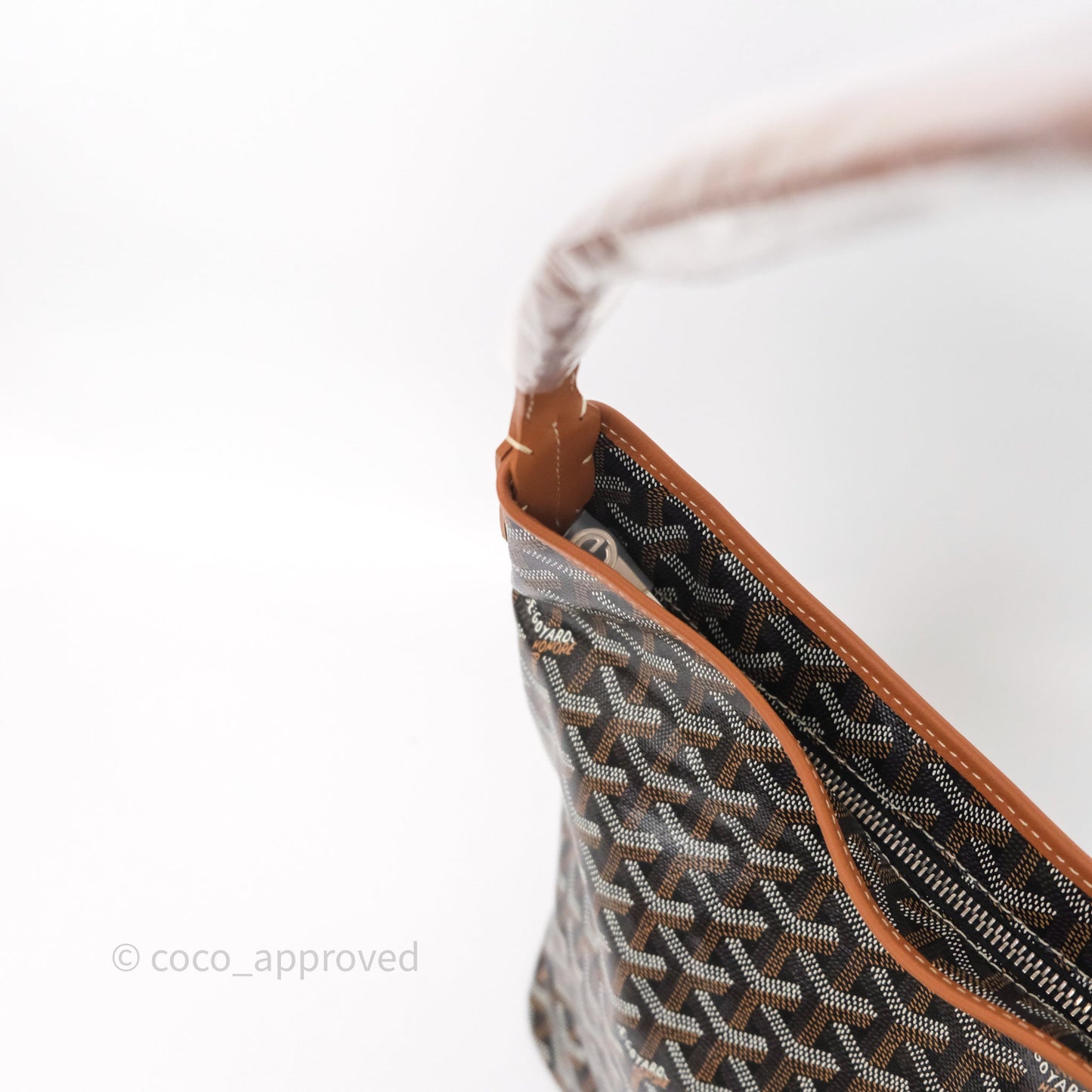 Goyard Bohème Hobo Bag Black & Tan