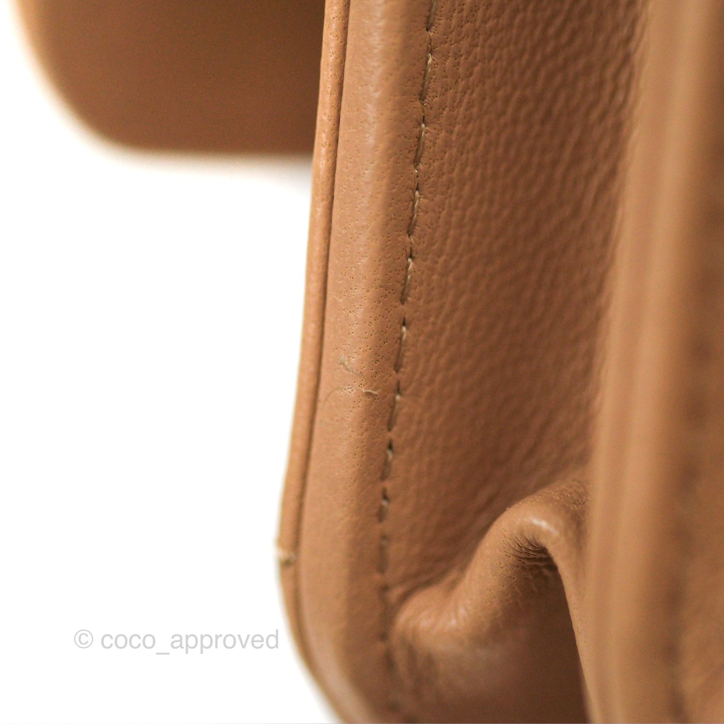 Chanel Mini Trendy WOC Beige Lambskin Gold Hardware 22B