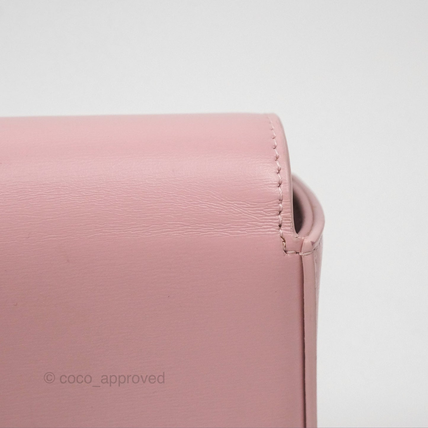 Celine Mini Triomphe Shiny Calfskin Pink
