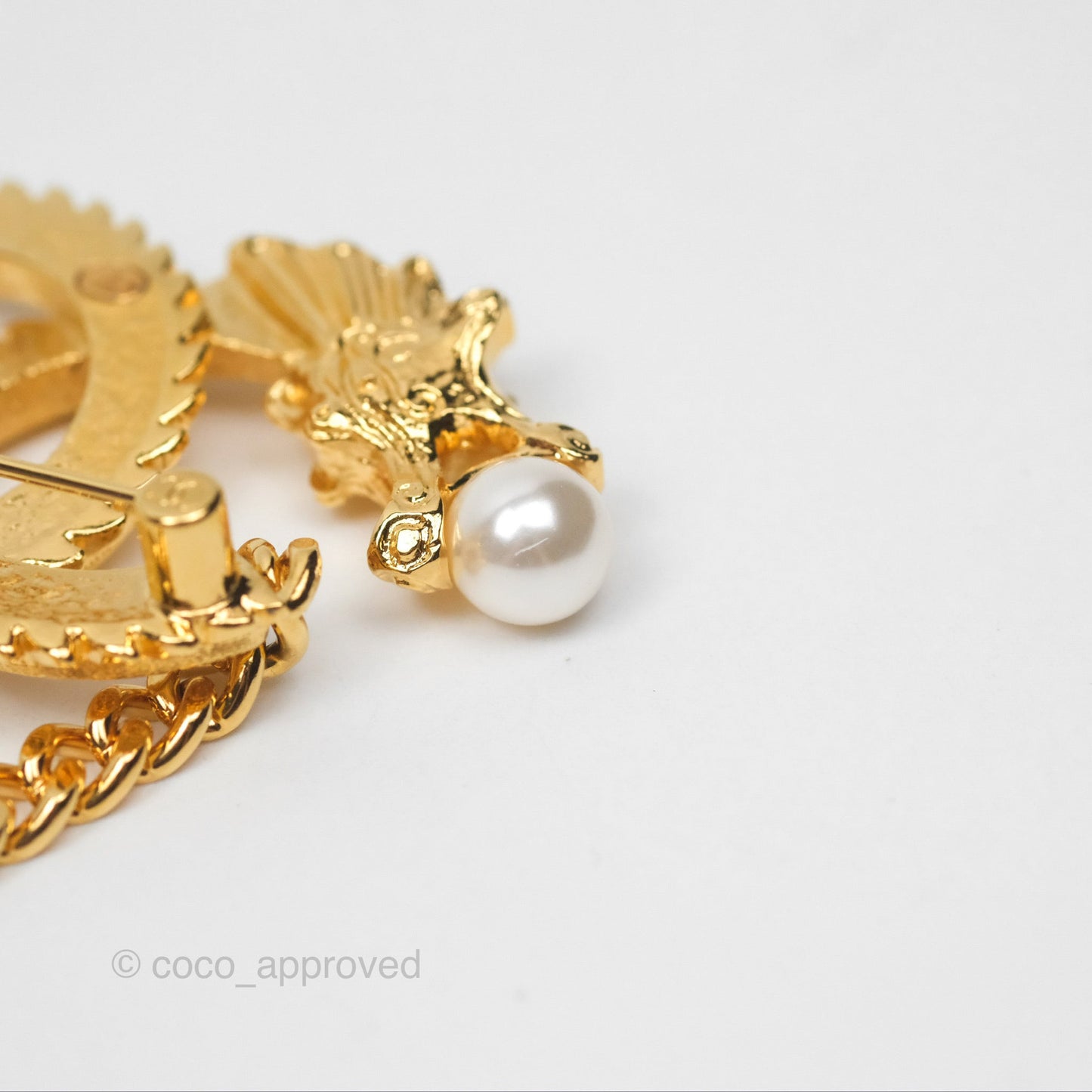 Chanel CC Dragon Chinese New Year Edition Brooch Gold Tone 24C