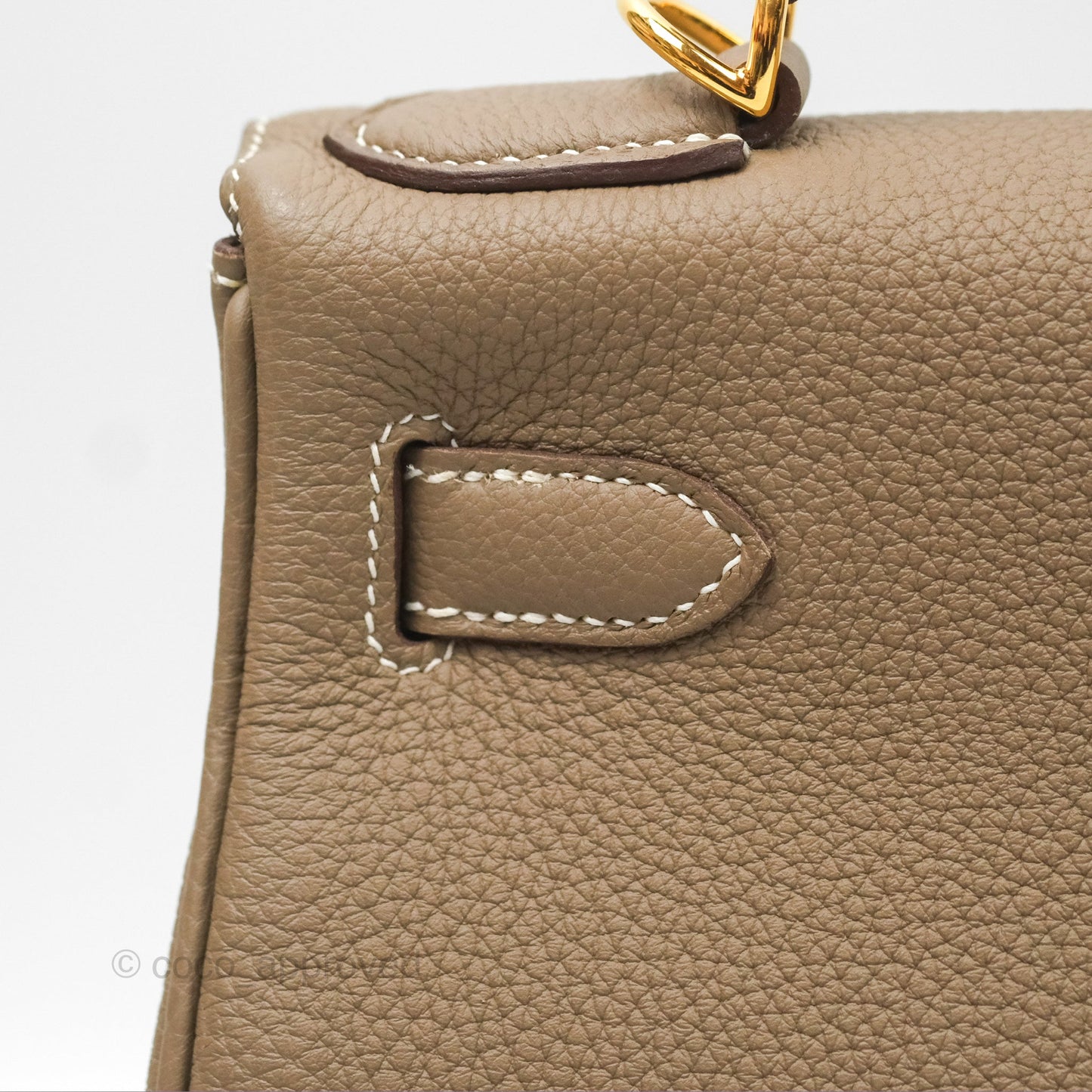 Hermès Kelly 28 Retourne Etoupe Togo Gold Hardware