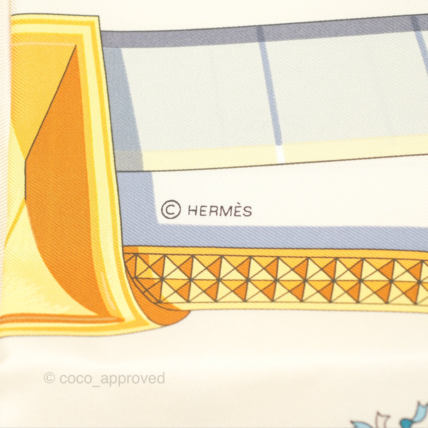 Hermès Grand Apparat Forever Silk Scarf 90