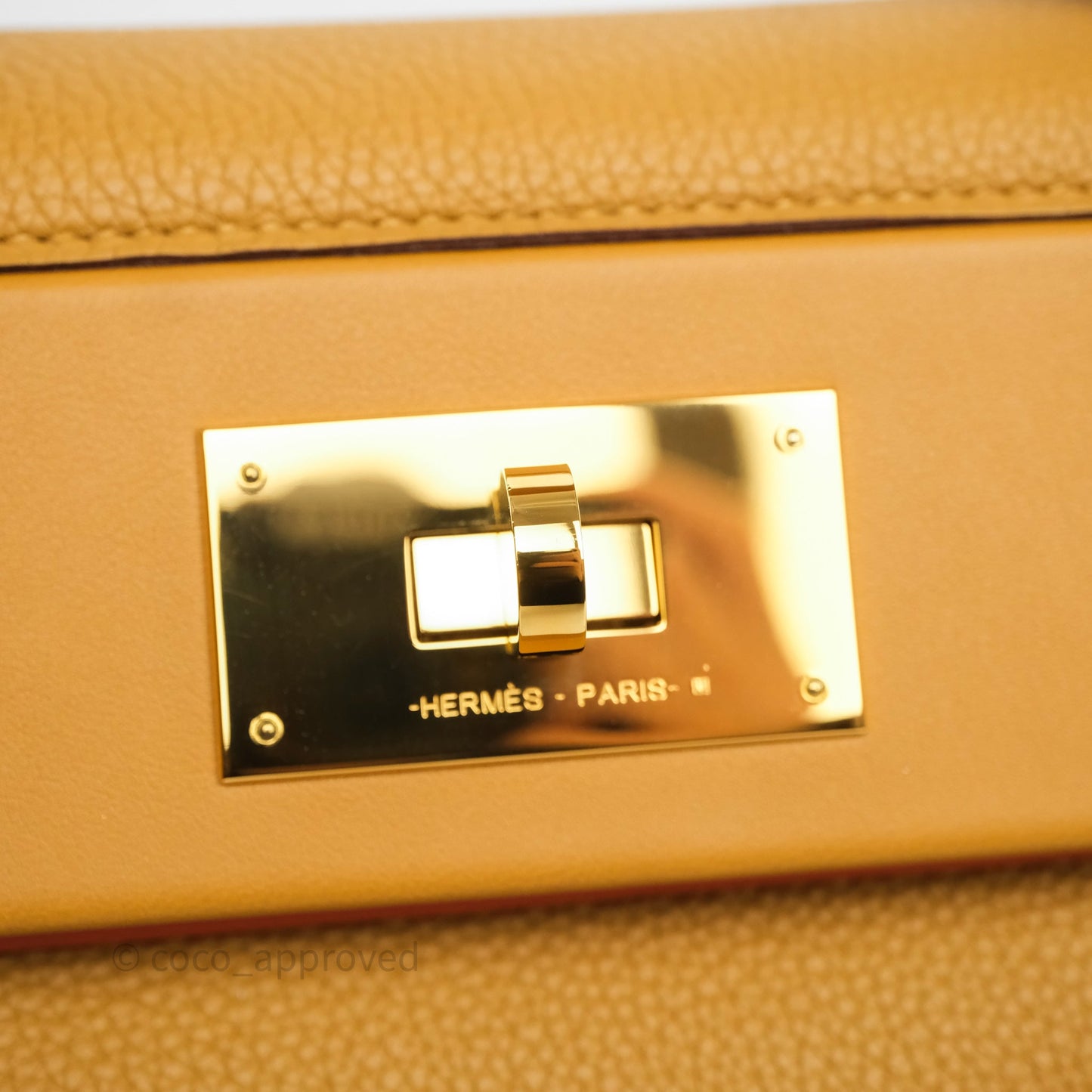 Hermès 24/24 29 Sesame 2S/ Terre Battue R1 Clemence/ Swift Gold Hardware