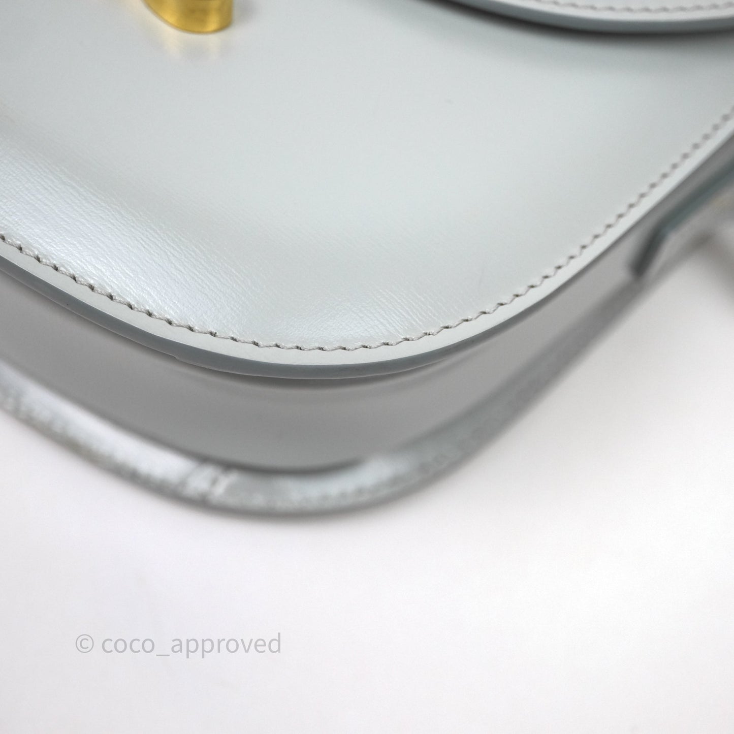 Celine Teen Besace Light Blue Shiny Calfskin