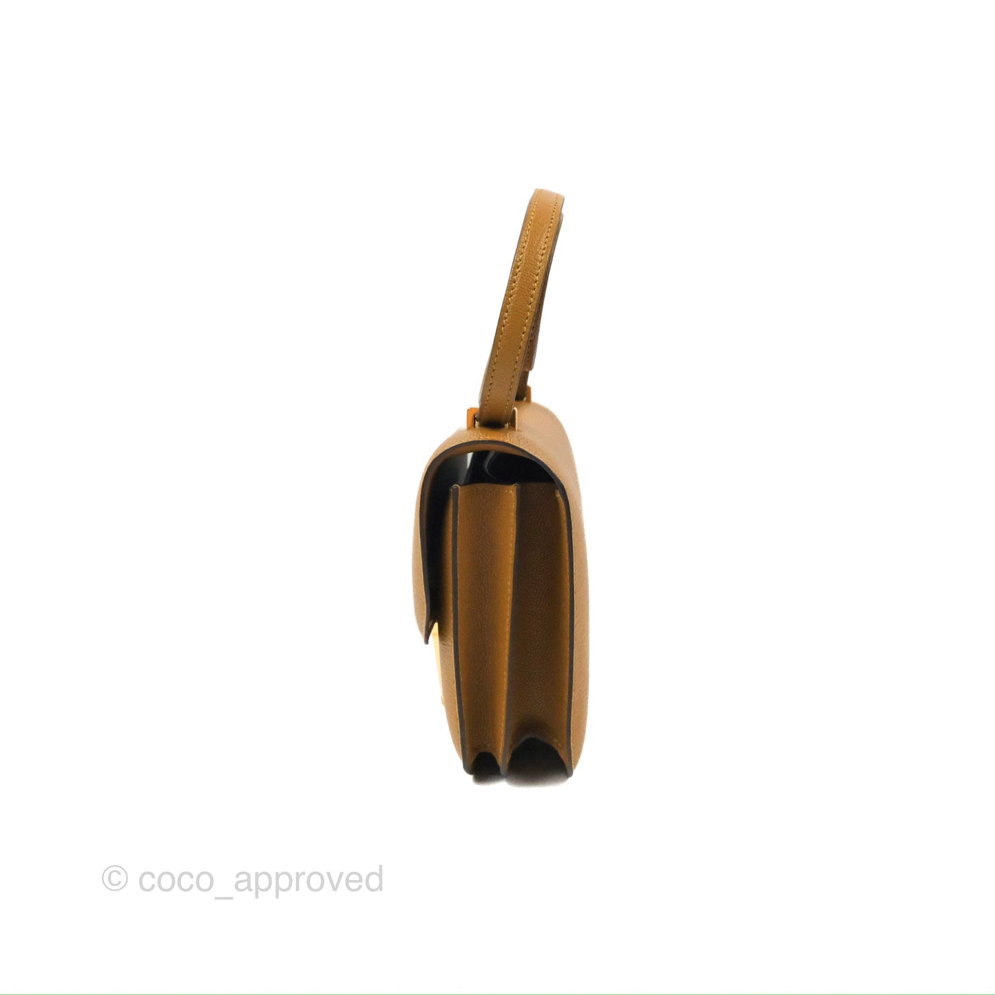 Hermès Constance Mini 18cm Kraft Chevre Mysore Gold Hardware