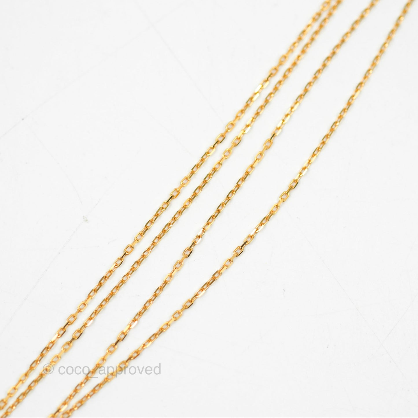 Cartier Love Necklace Rose Gold 2 Diamonds