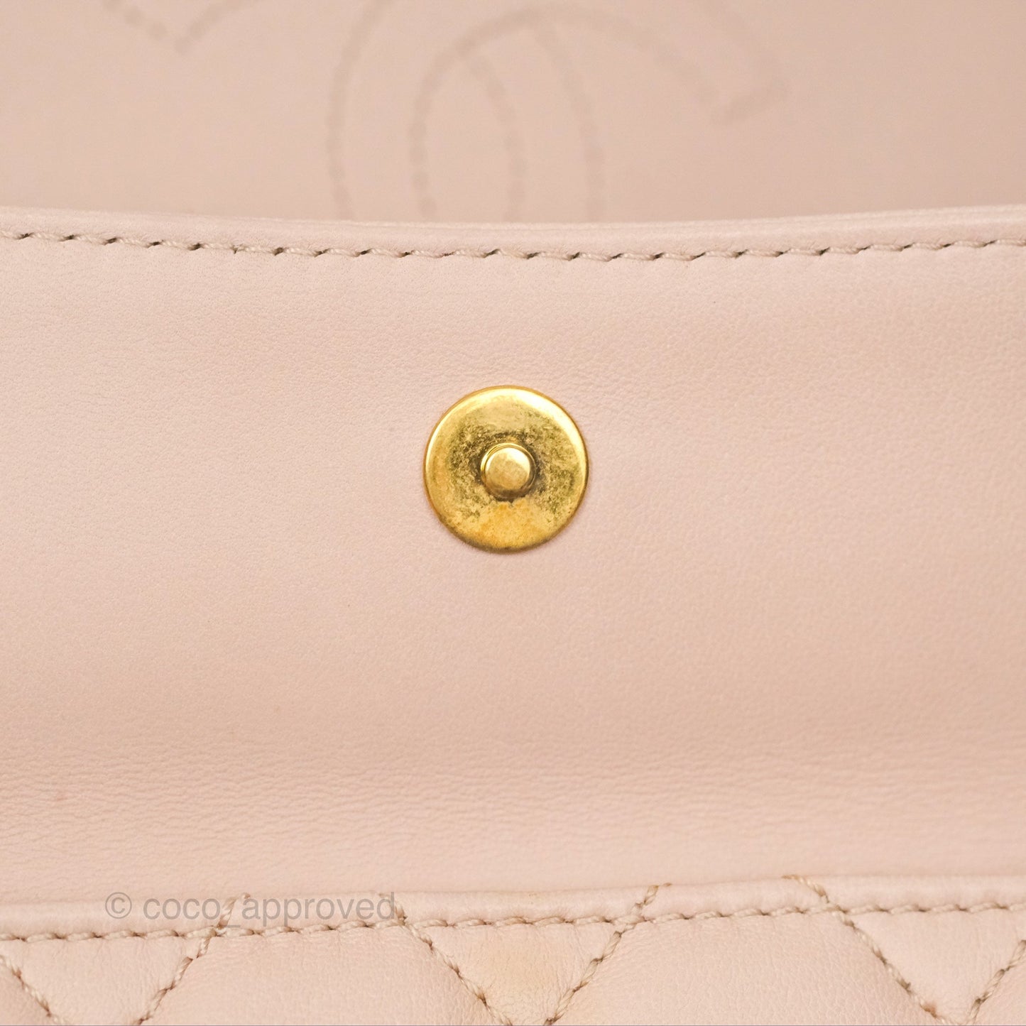 Chanel Flap Bag Pink Aged Gold Hardware