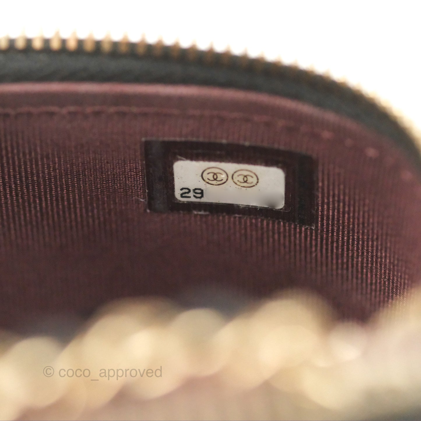 Chanel Classic Mini Vanity With Chain Black Caviar Gold Hardware