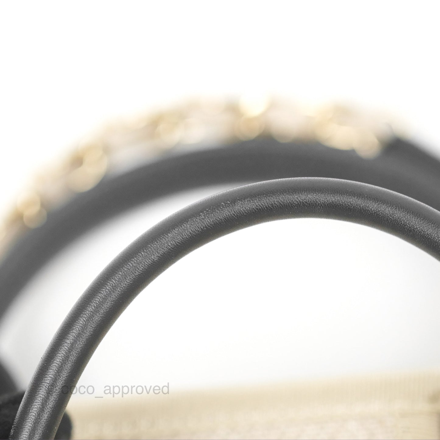 Chanel Large Deauville Black/Taupe Canvas Gold Hardware