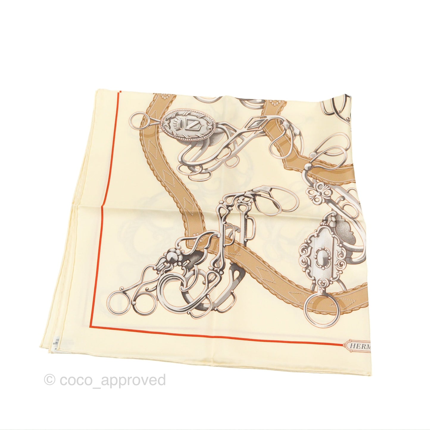 Hermès Lift Profile Silk Scarf 90