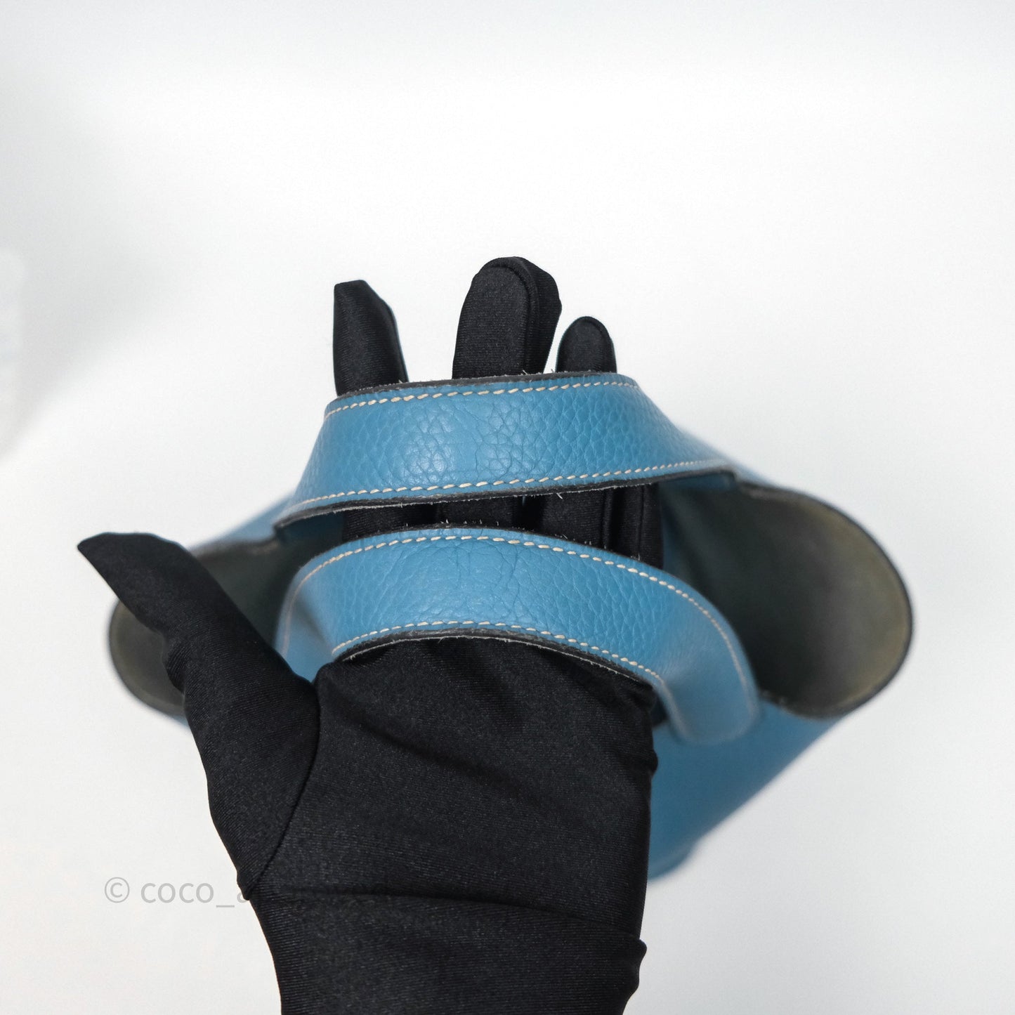 Hermès Picotin 18 Blue Jean 75 Clemence Palladium Hardware