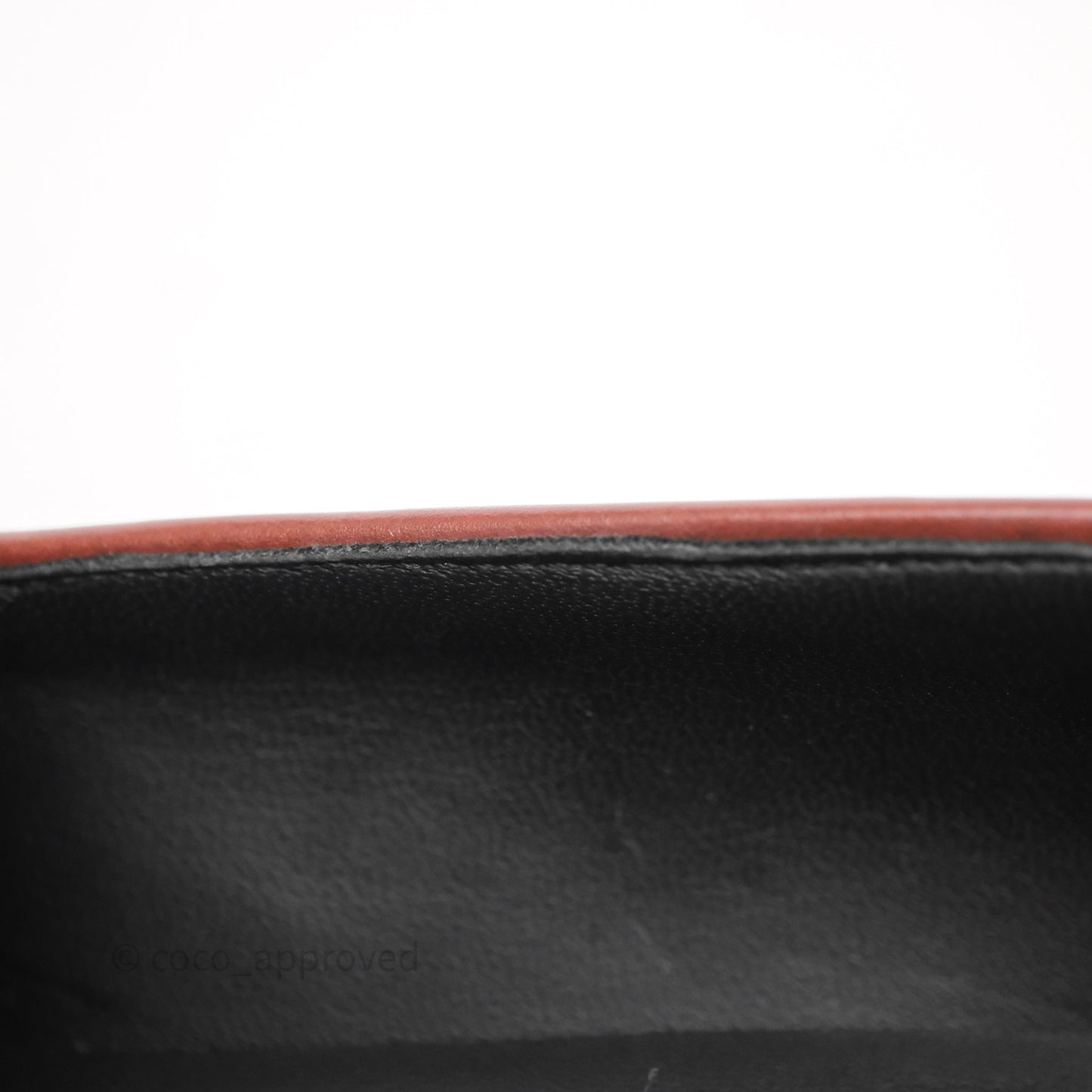 Chanel CC Loafers Black/ Brown Calfskin Size 35.5