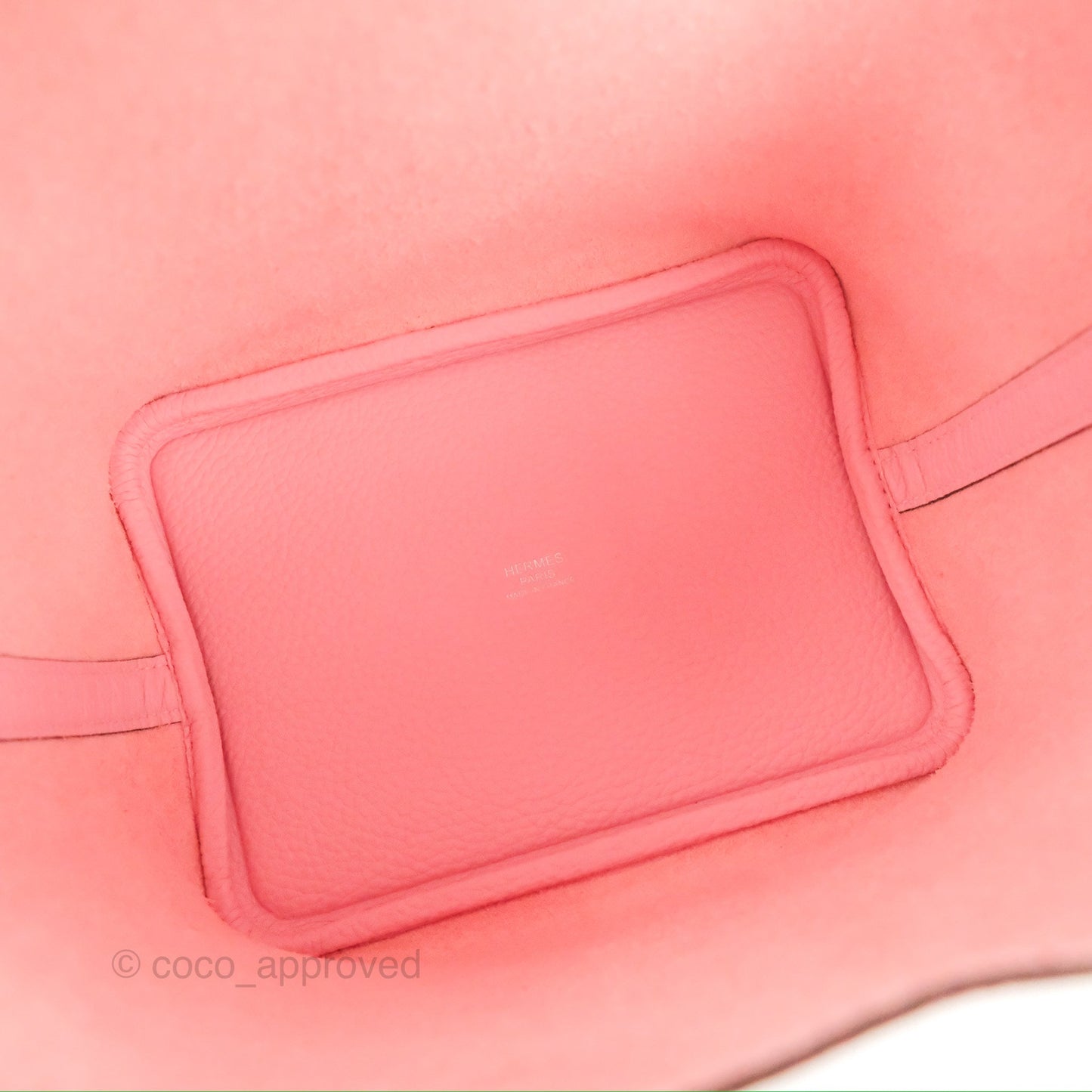 Hermès Picotin 18 Rose Sakura Clemence Palladium Hardware