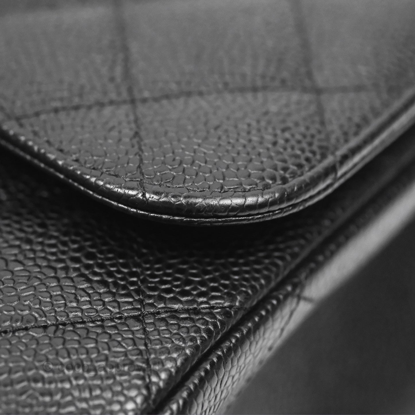 Chanel Jumbo Double Flap Black Caviar Silver Hardware⁣⁣