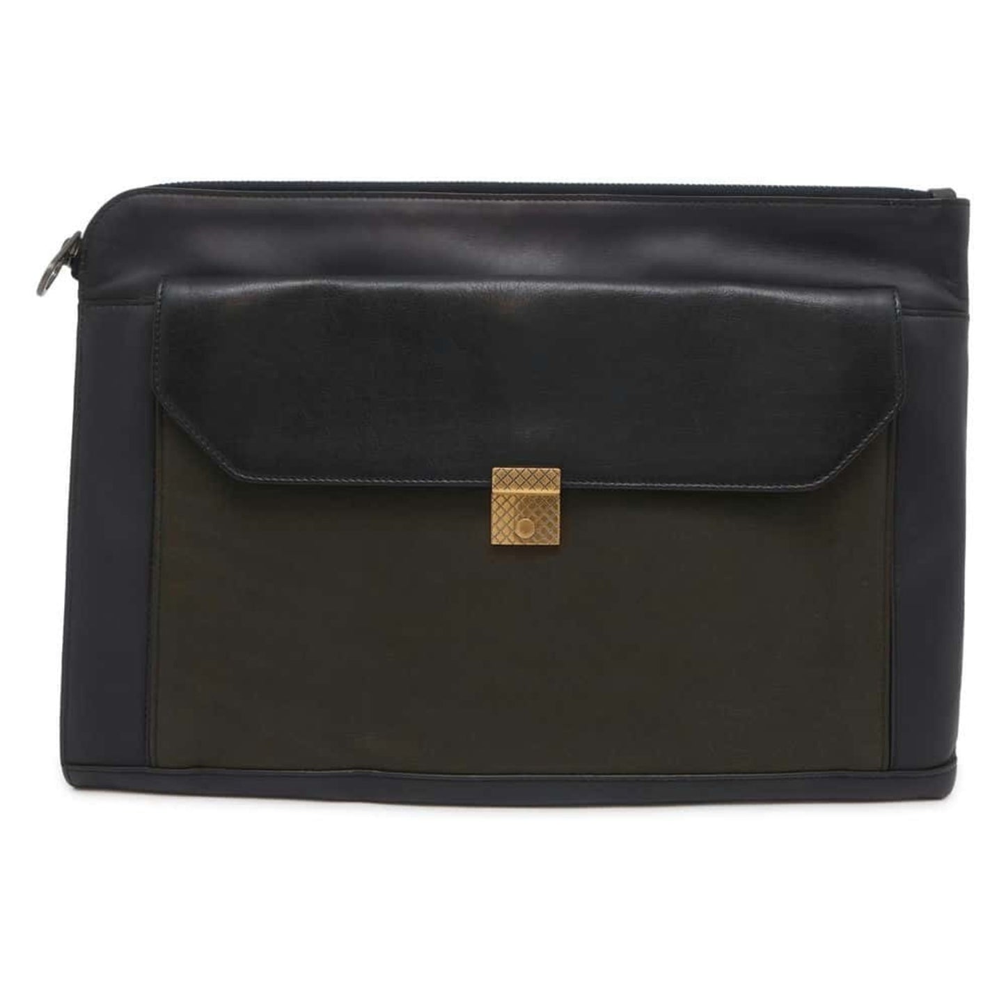 Luxury Bottega Veneta  Navy Leather Clutch Bag ()