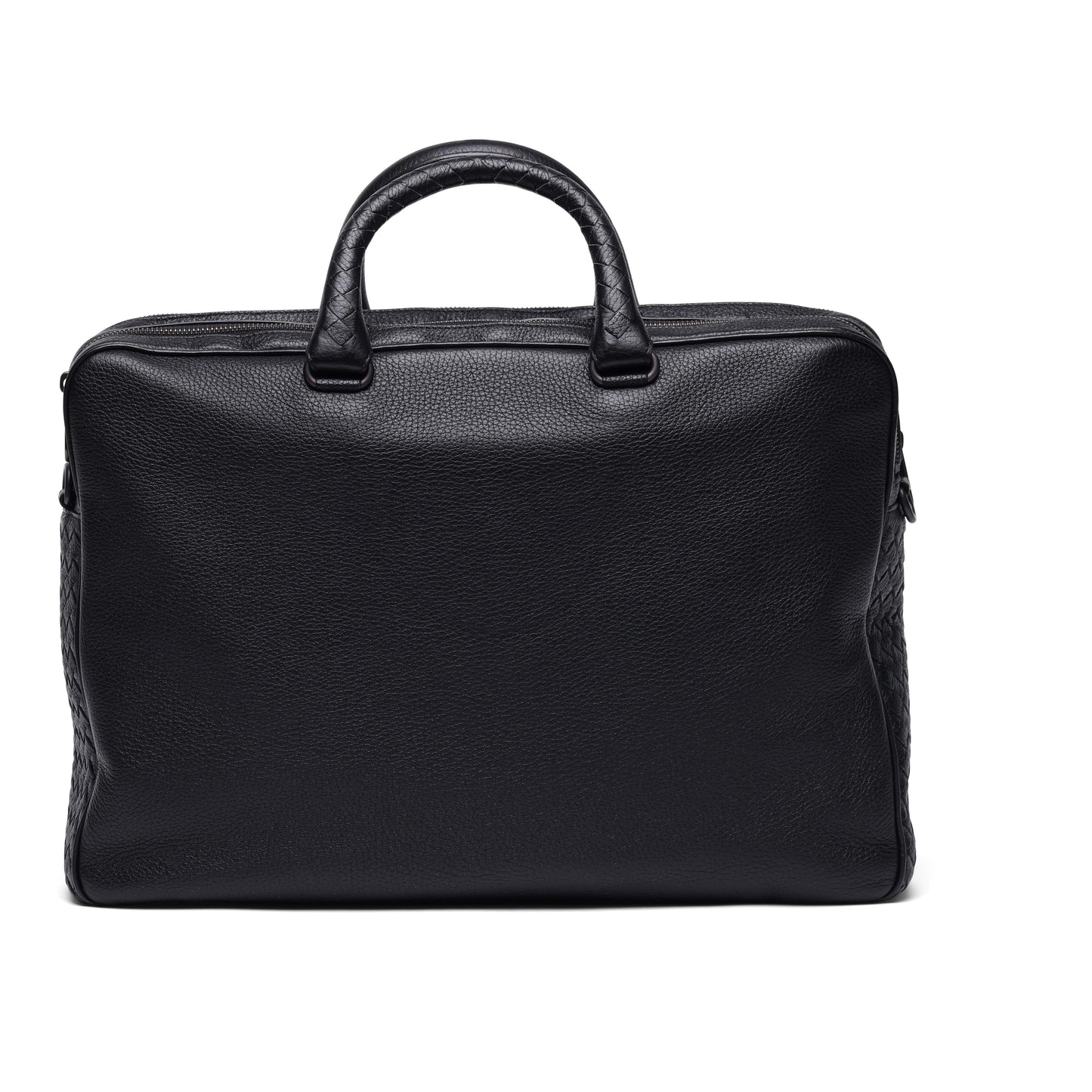 Luxury Bottega Veneta Intrecciato Braided Briefcase