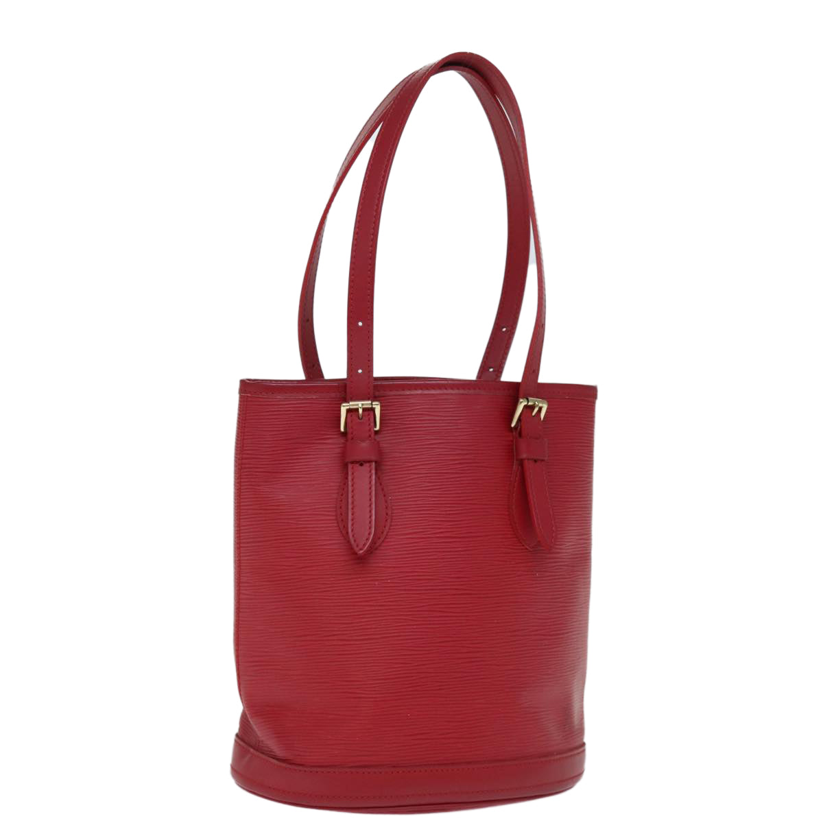 LOUIS VUITTON Epi Bucket PM Shoulder Bag Red M5899E LV 74003