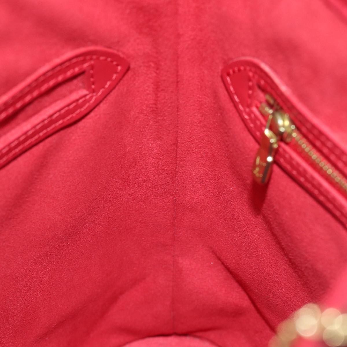 LOUIS VUITTON Epi Bucket PM Shoulder Bag Red M5899E LV 74003