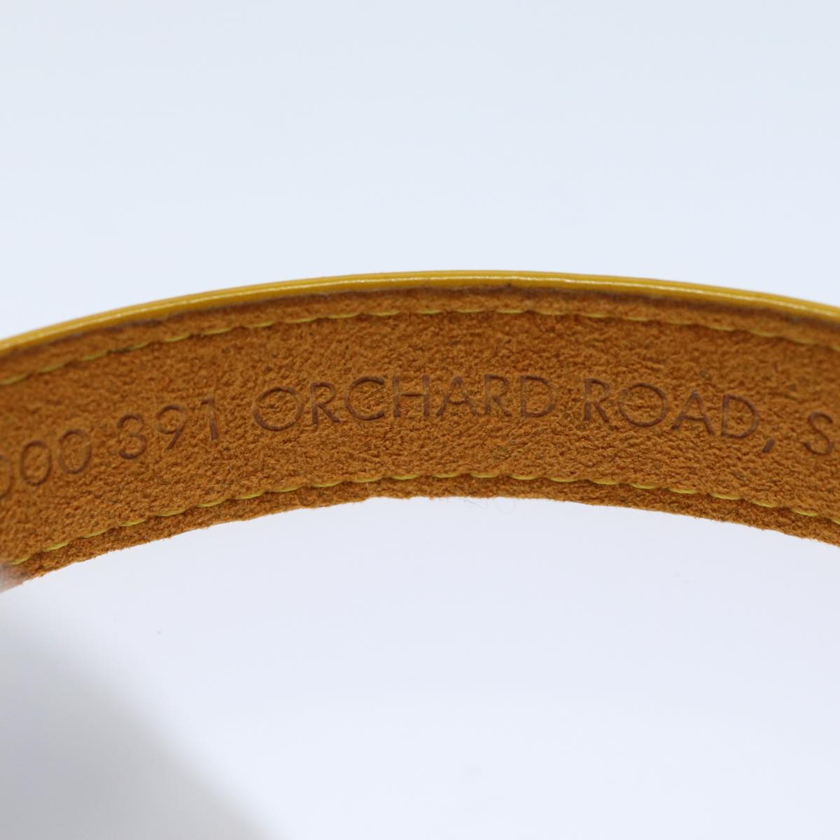 LOUIS VUITTON Monogram Vernis Bracelet 2003 Singapore Only Jaune LV 74007