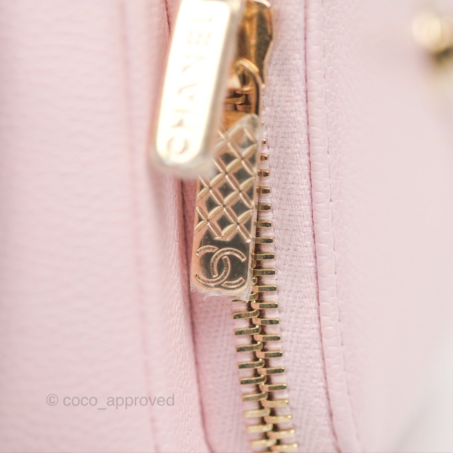 Chanel Quilted Small Business Affinity Flap Light Pink Caviar Gold Hardware