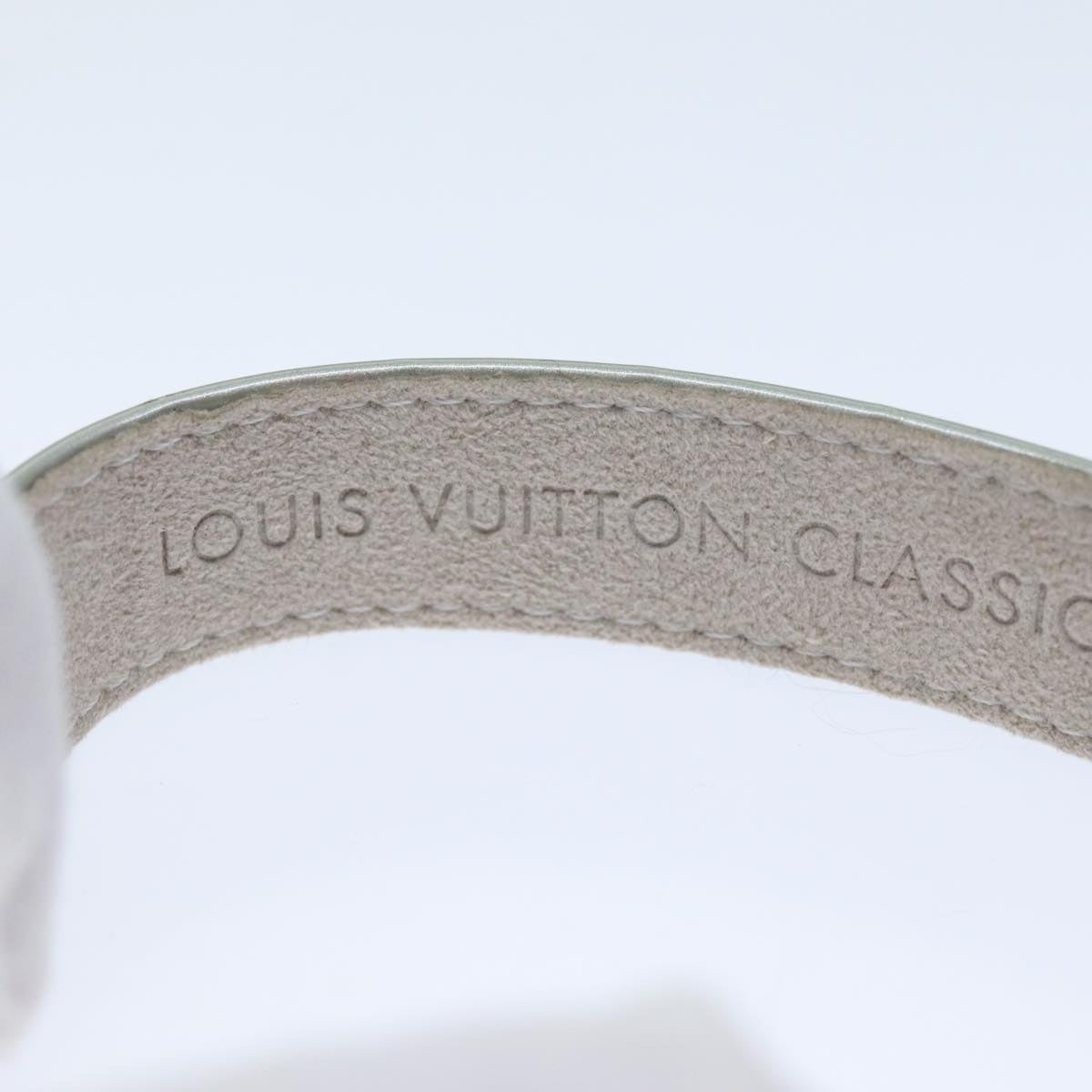 LOUIS VUITTON Monogram Vernis Bracelet 2001 Paris Only Gris LV 74009