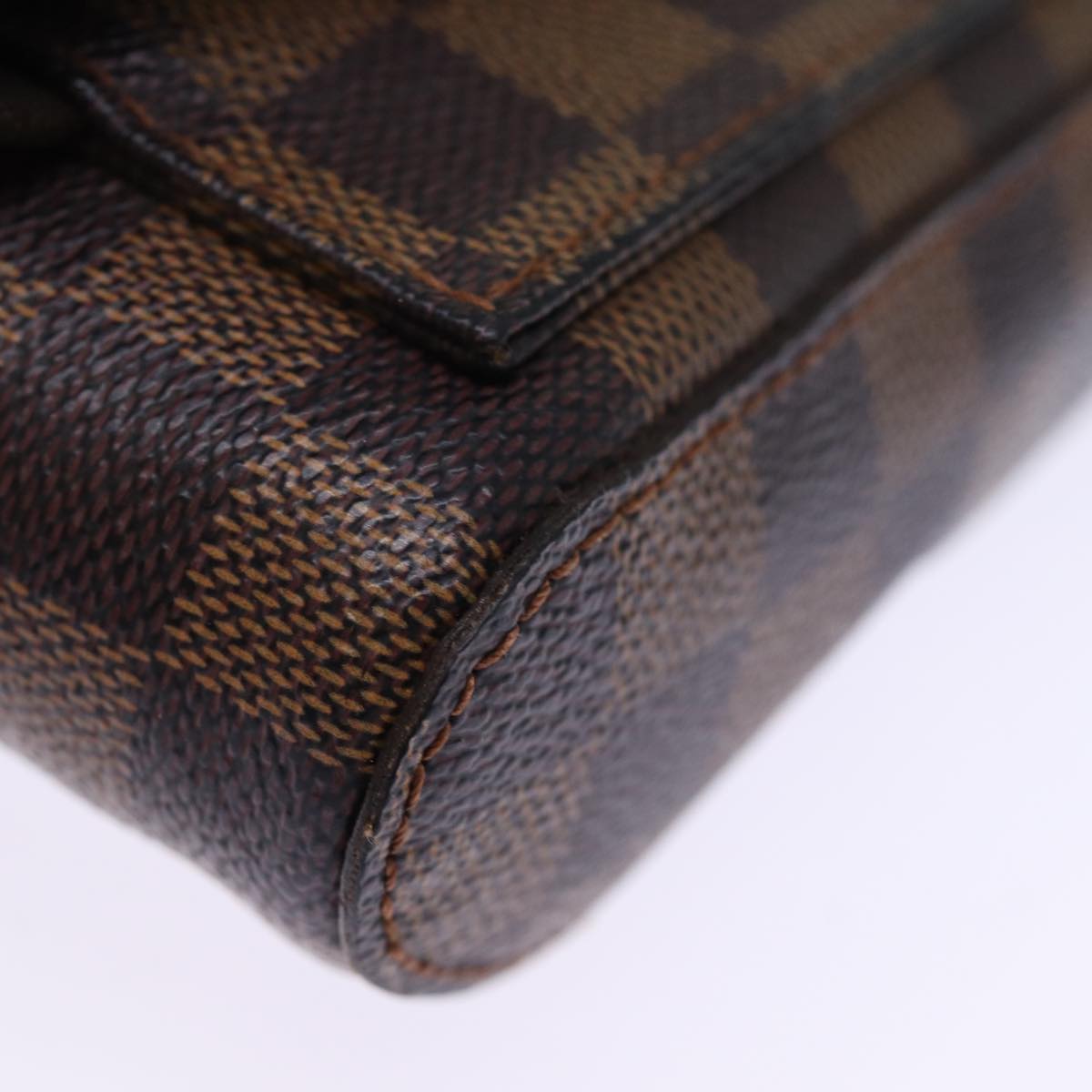 LOUIS VUITTON Damier Ebene Geronimos Shoulder Bag N51994 LV 74020