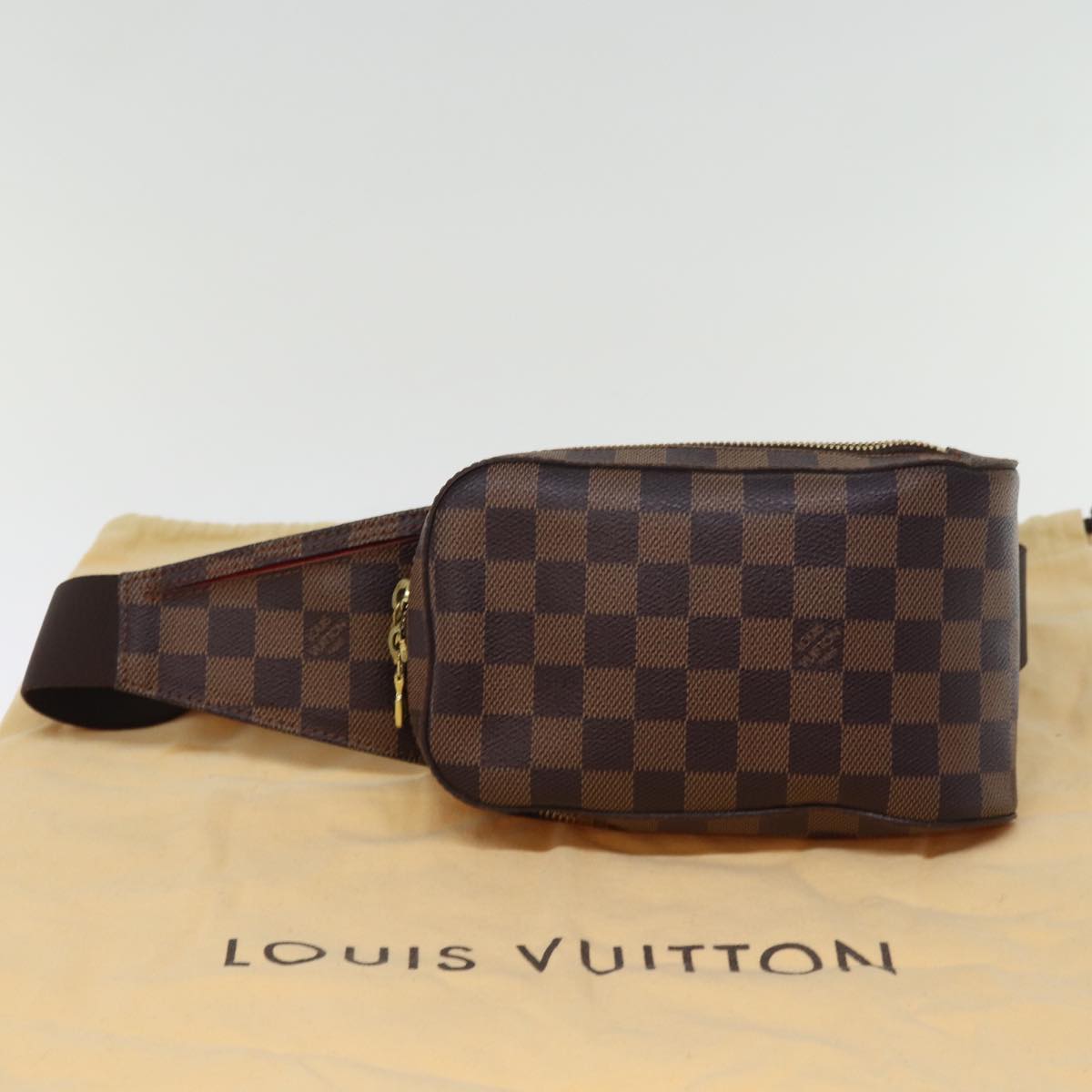 LOUIS VUITTON Damier Ebene Geronimos Shoulder Bag N51994 LV 74020