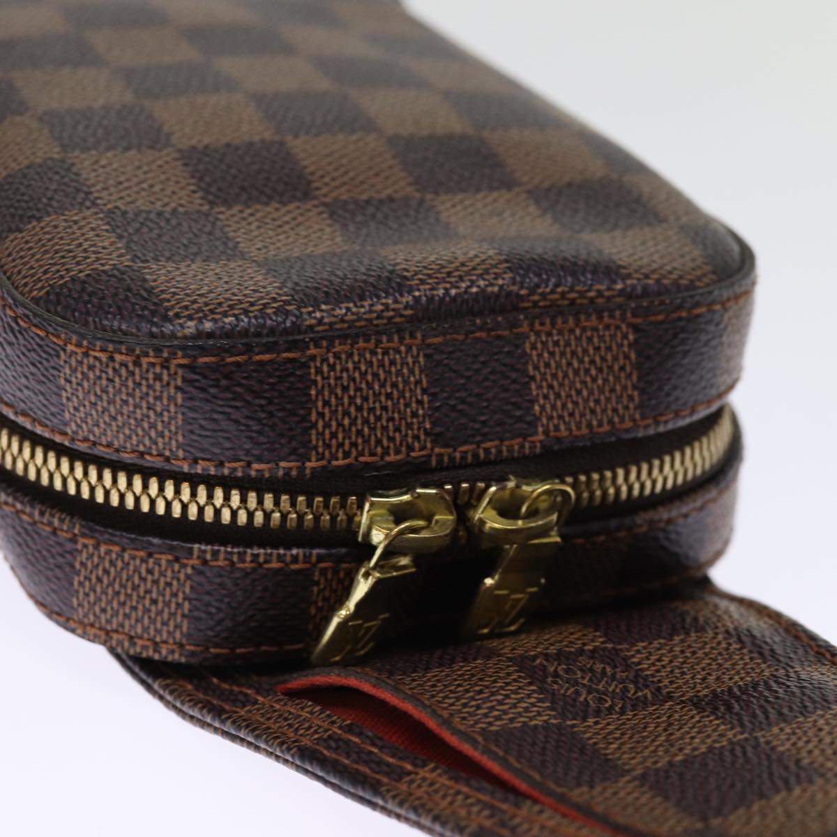 LOUIS VUITTON Damier Ebene Geronimos Shoulder Bag N51994 LV 74020