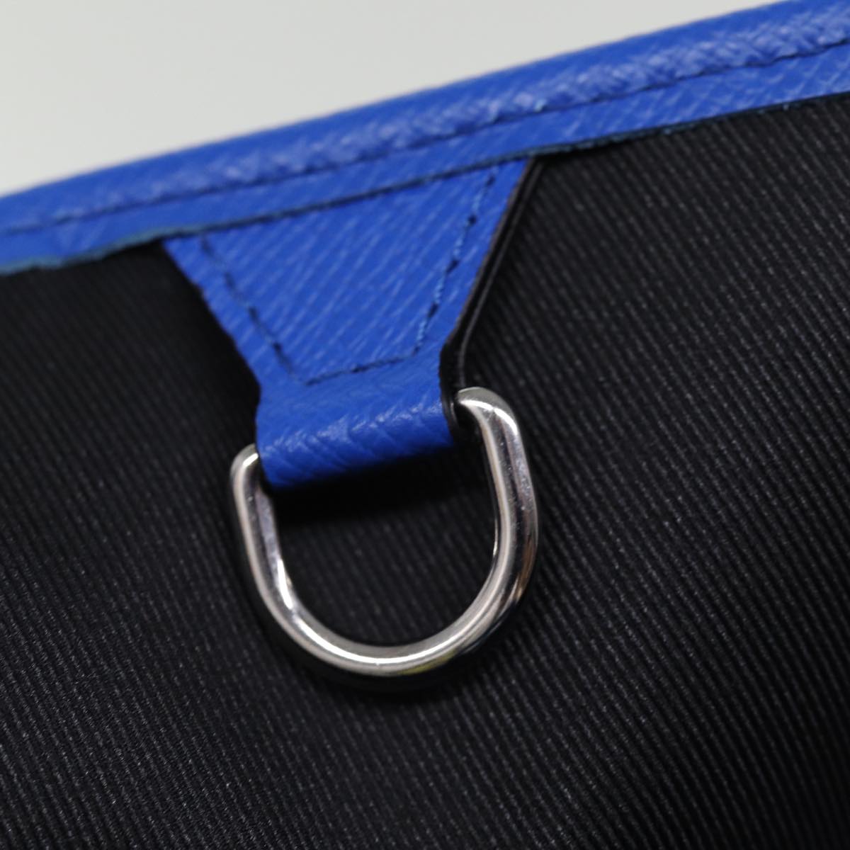 LOUIS VUITTON Taigalama Weekend Tote NM Tote Bag 2way Blue M31010 LV 74022S