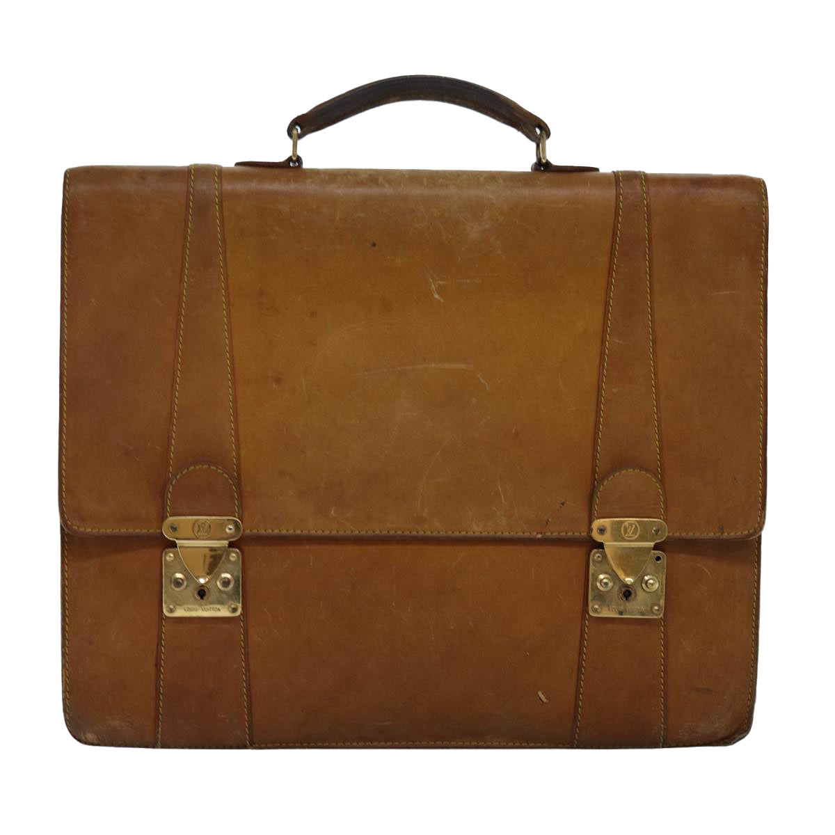 LOUIS VUITTON Nomad Selbit Briefcase Beige LV 74025