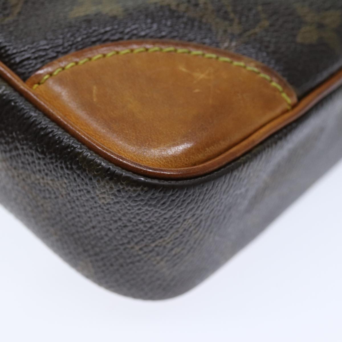 LOUIS VUITTON Monogram Marly Dragonne GM Clutch Bag M51825 LV 74033