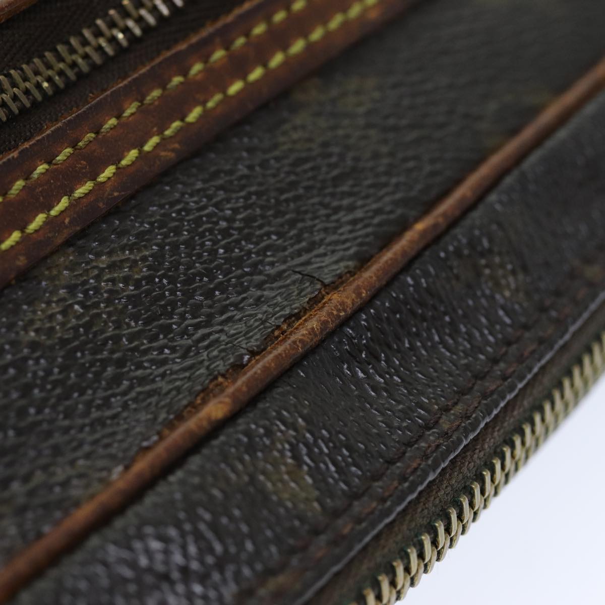 LOUIS VUITTON Monogram Marly Dragonne GM Clutch Bag M51825 LV 74033