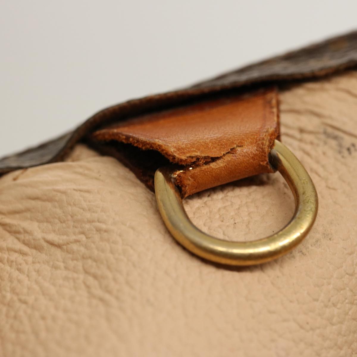 LOUIS VUITTON Monogram Sac Plat Hand Bag M51140 LV 74048