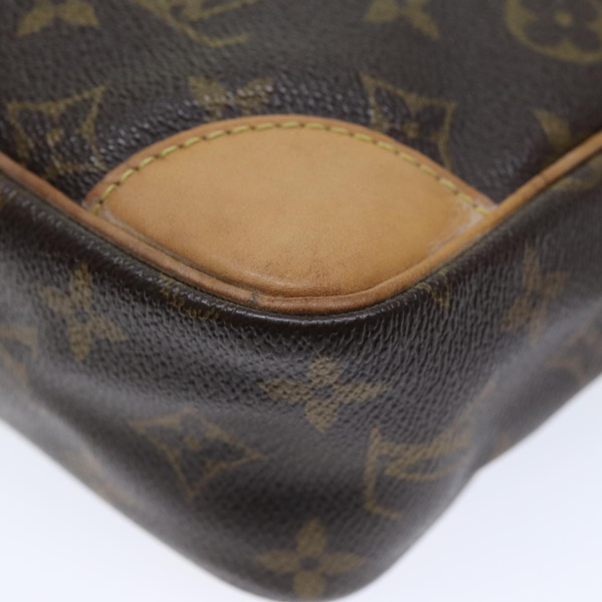 LOUIS VUITTON Monogram Compiegne 28 Clutch Bag M51845 LV 74054