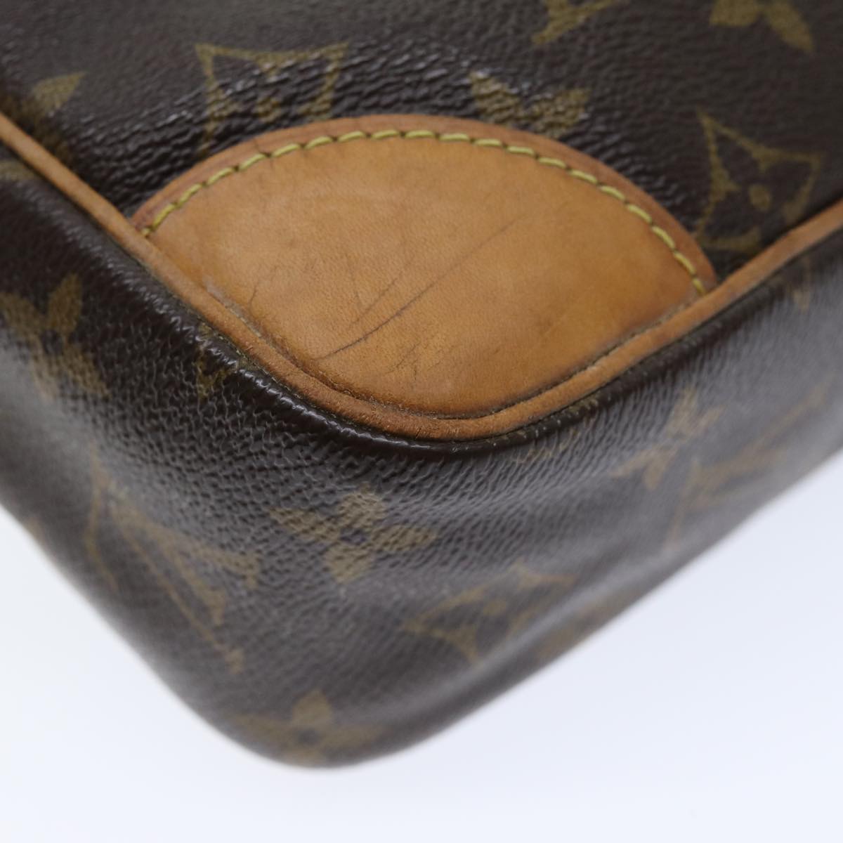 LOUIS VUITTON Monogram Compiegne 28 Clutch Bag M51845 LV 74054