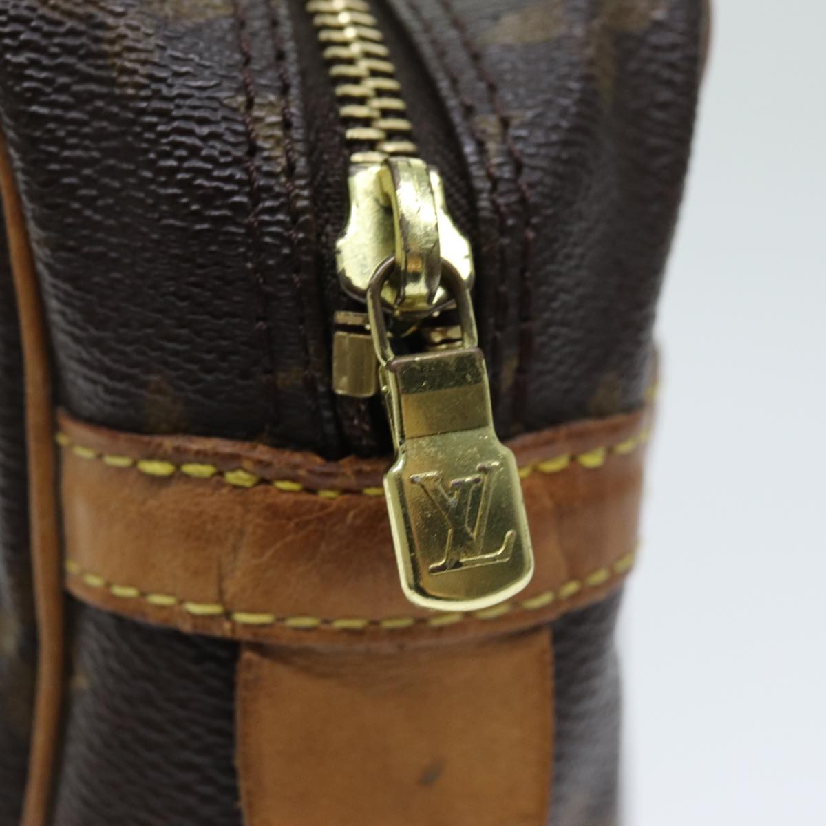 LOUIS VUITTON Monogram Compiegne 28 Clutch Bag M51845 LV 74054