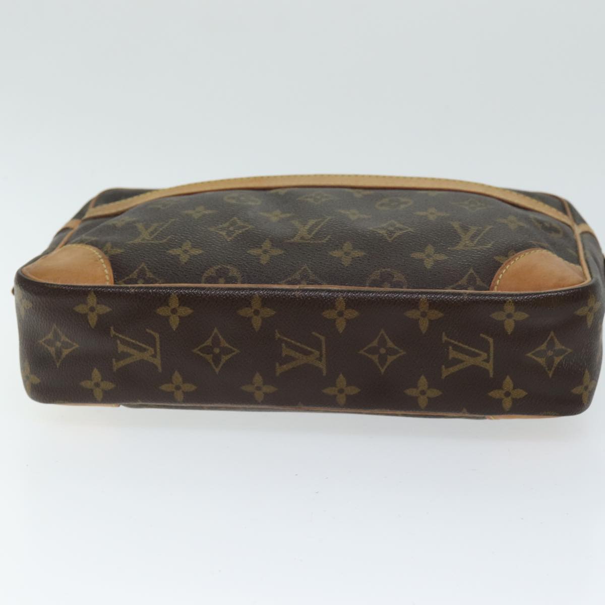 LOUIS VUITTON Monogram Compiegne 28 Clutch Bag M51845 LV 74054