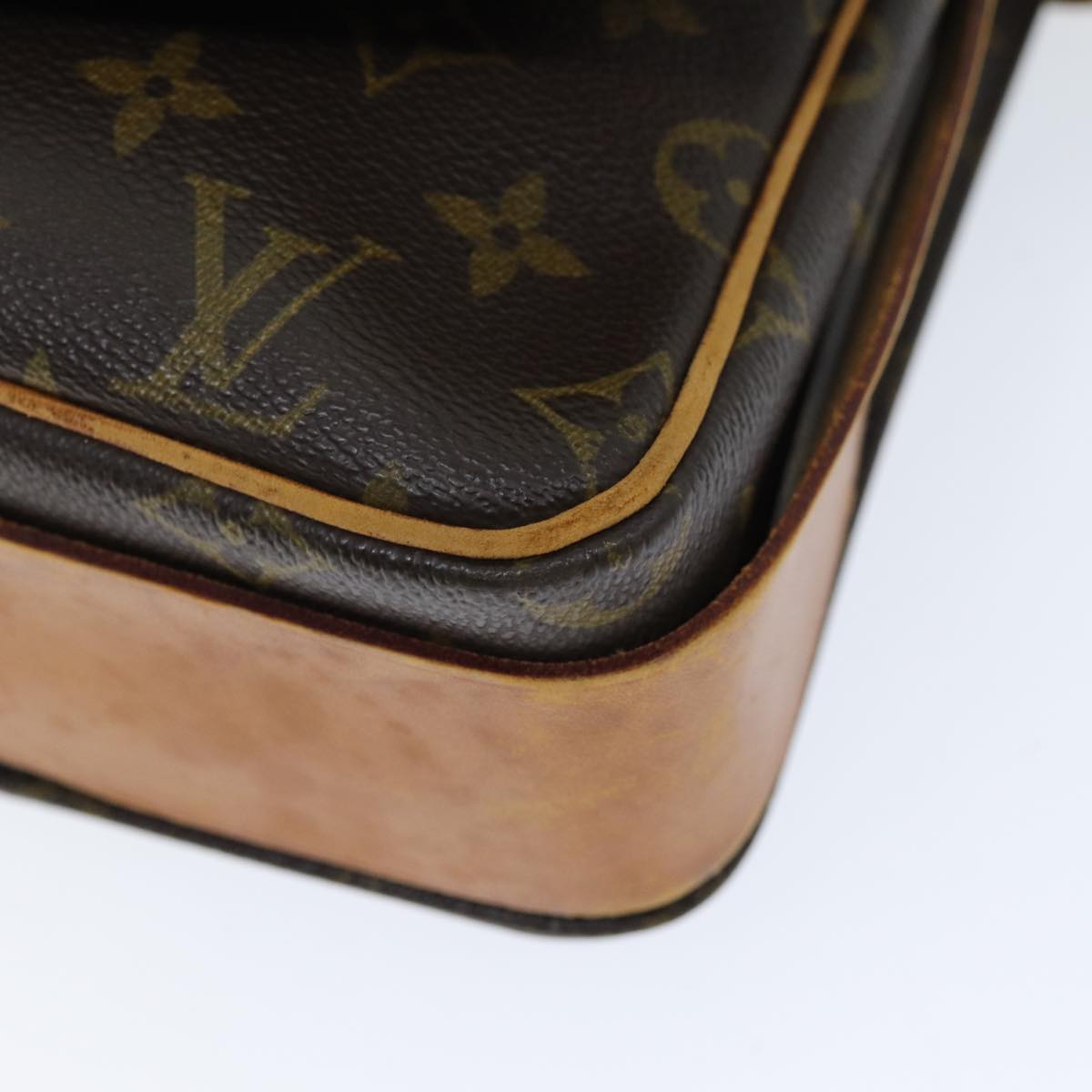 LOUIS VUITTON Monogram Cartouchiere GM Shoulder Bag M51252 LV 74063