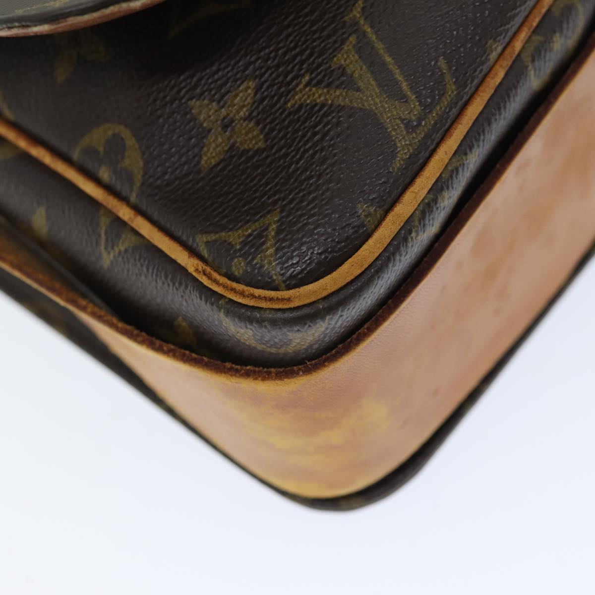 LOUIS VUITTON Monogram Cartouchiere GM Shoulder Bag M51252 LV 74063