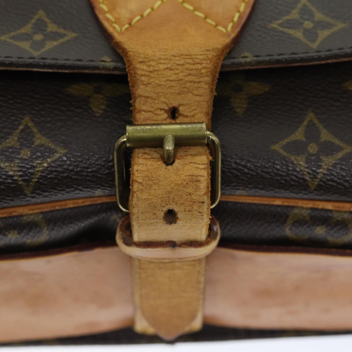 LOUIS VUITTON Monogram Cartouchiere GM Shoulder Bag M51252 LV 74063