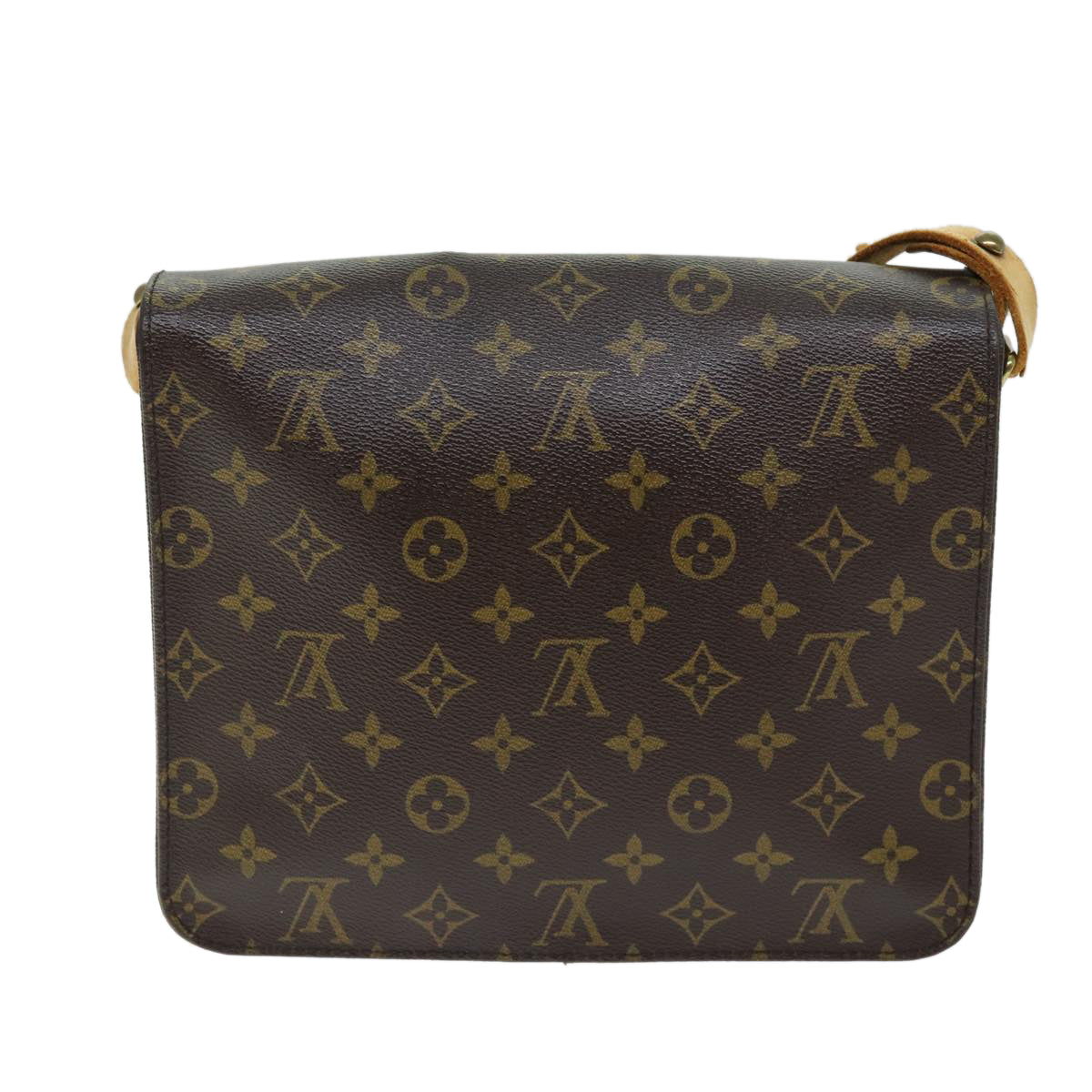 LOUIS VUITTON Monogram Cartouchiere GM Shoulder Bag M51252 LV 74063