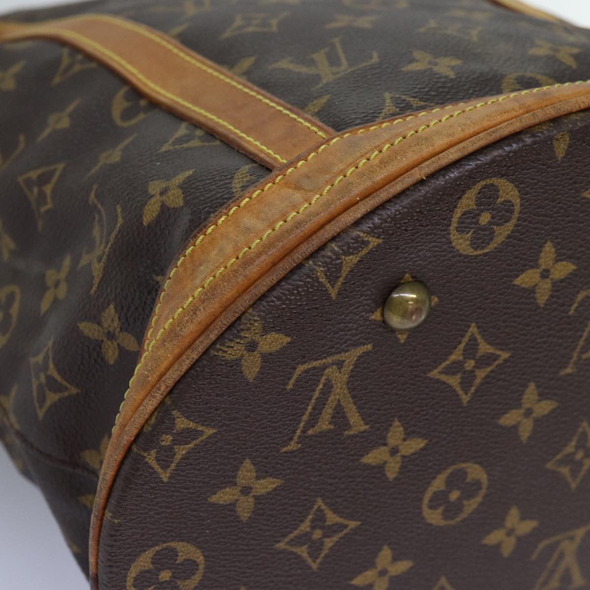 LOUIS VUITTON Monogram Bucket GM Shoulder Bag M42236 LV 74079