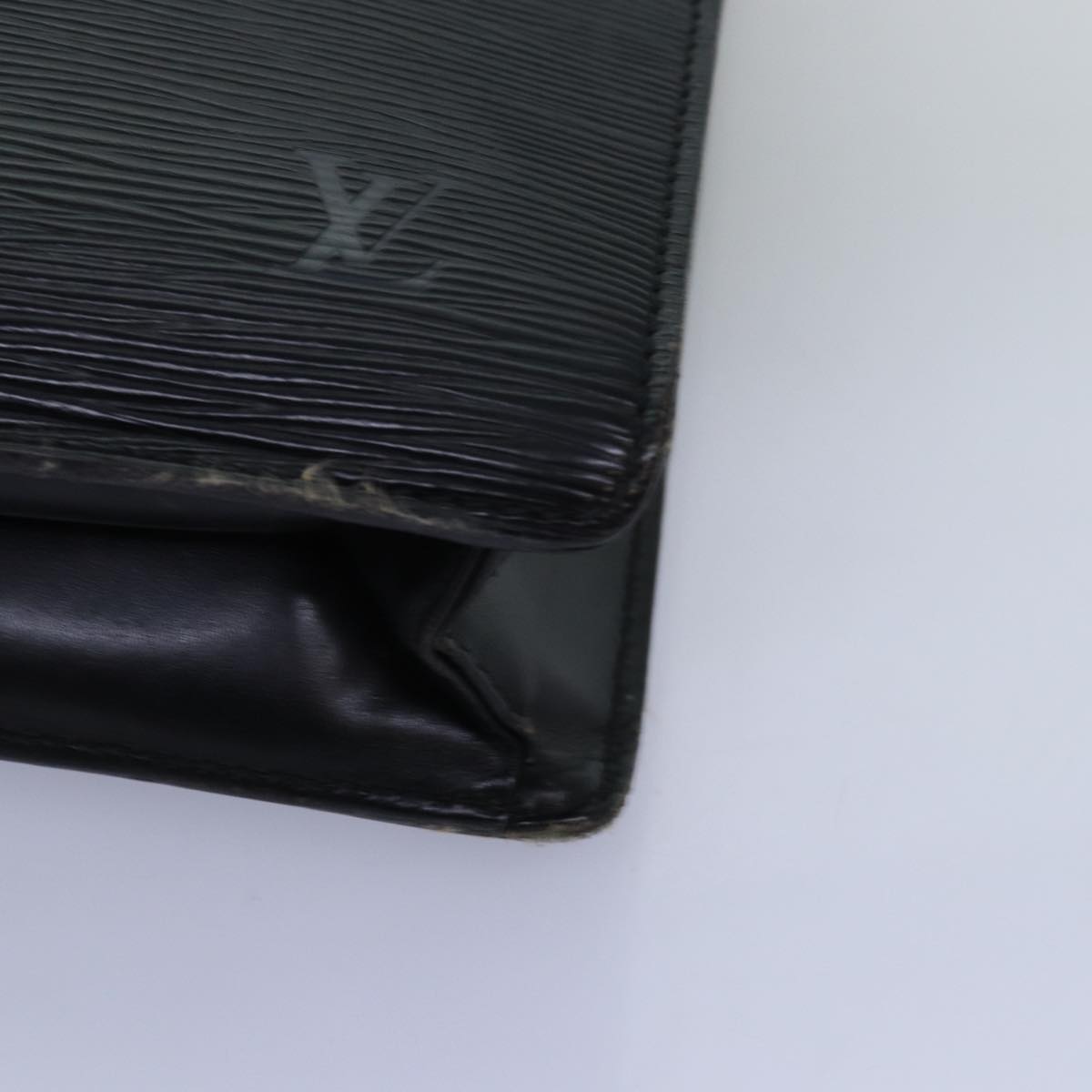 LOUIS VUITTON Epi Porte Documents Bandouliere Briefcase Black M54467 74087
