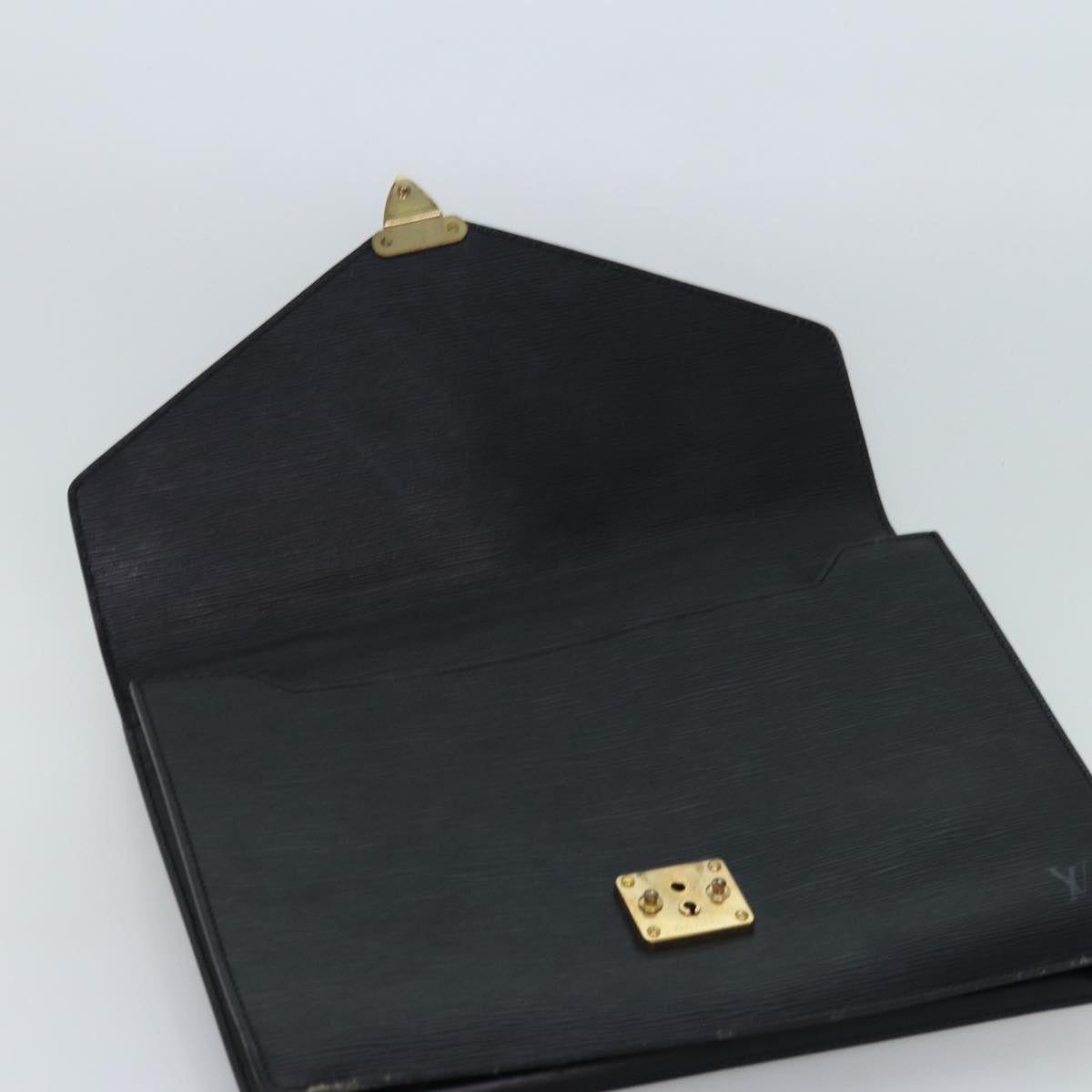 LOUIS VUITTON Epi Porte Documents Bandouliere Briefcase Black M54467 74087