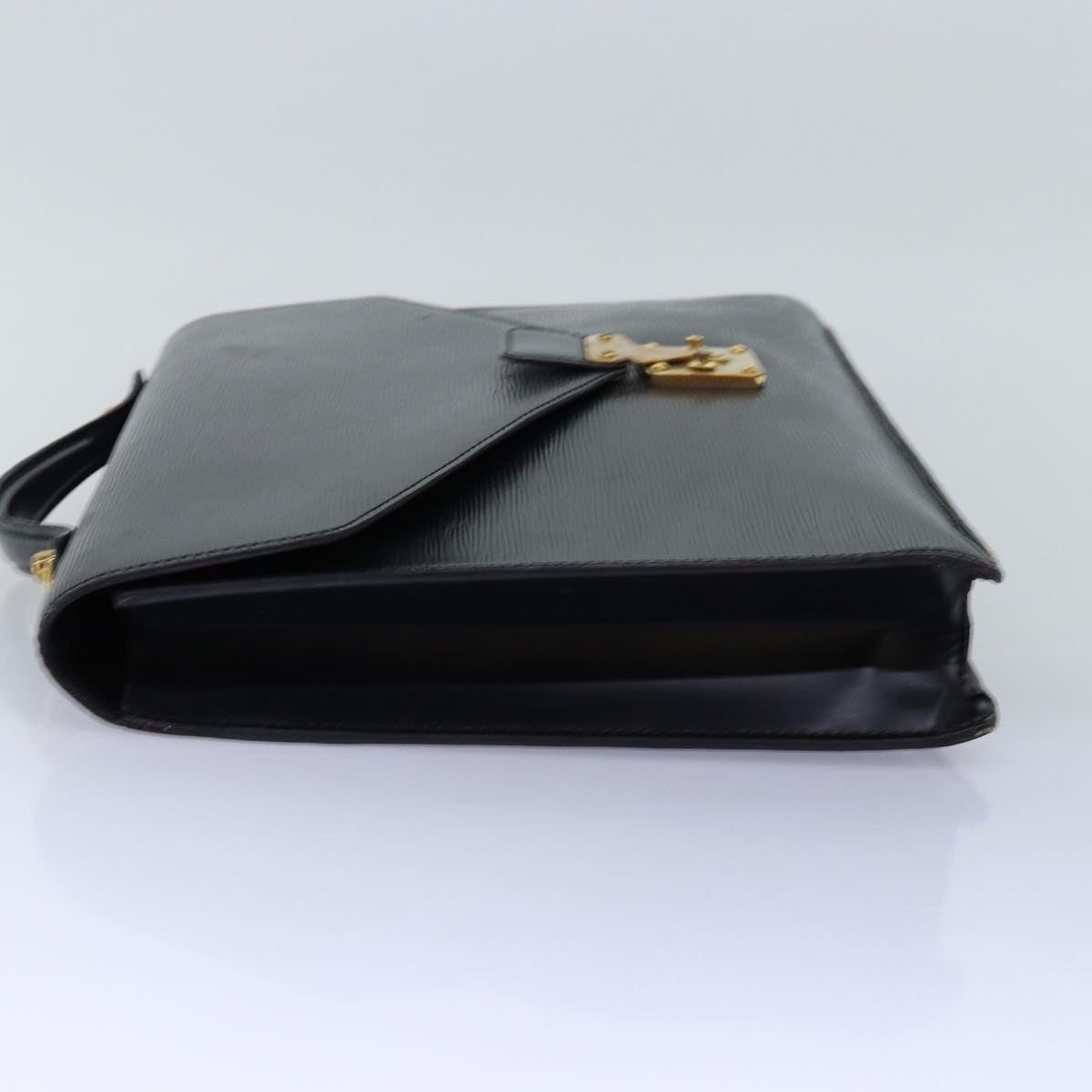 LOUIS VUITTON Epi Porte Documents Bandouliere Briefcase Black M54467 74087