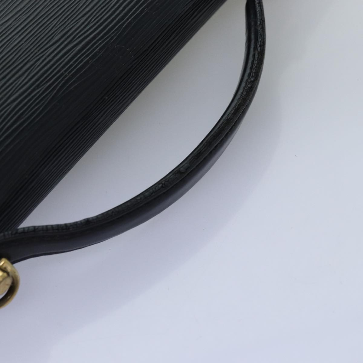 LOUIS VUITTON Epi Porte Documents Bandouliere Briefcase Black M54467 74087